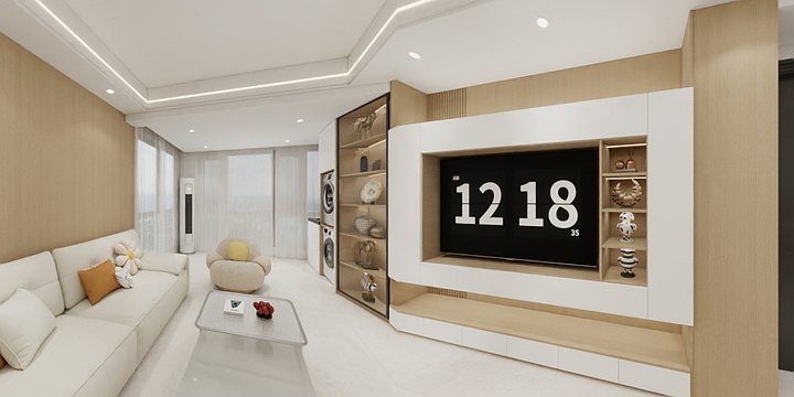 铭宅装饰有限公司-添龙湾3-1101-平面方案1-装修设计方案