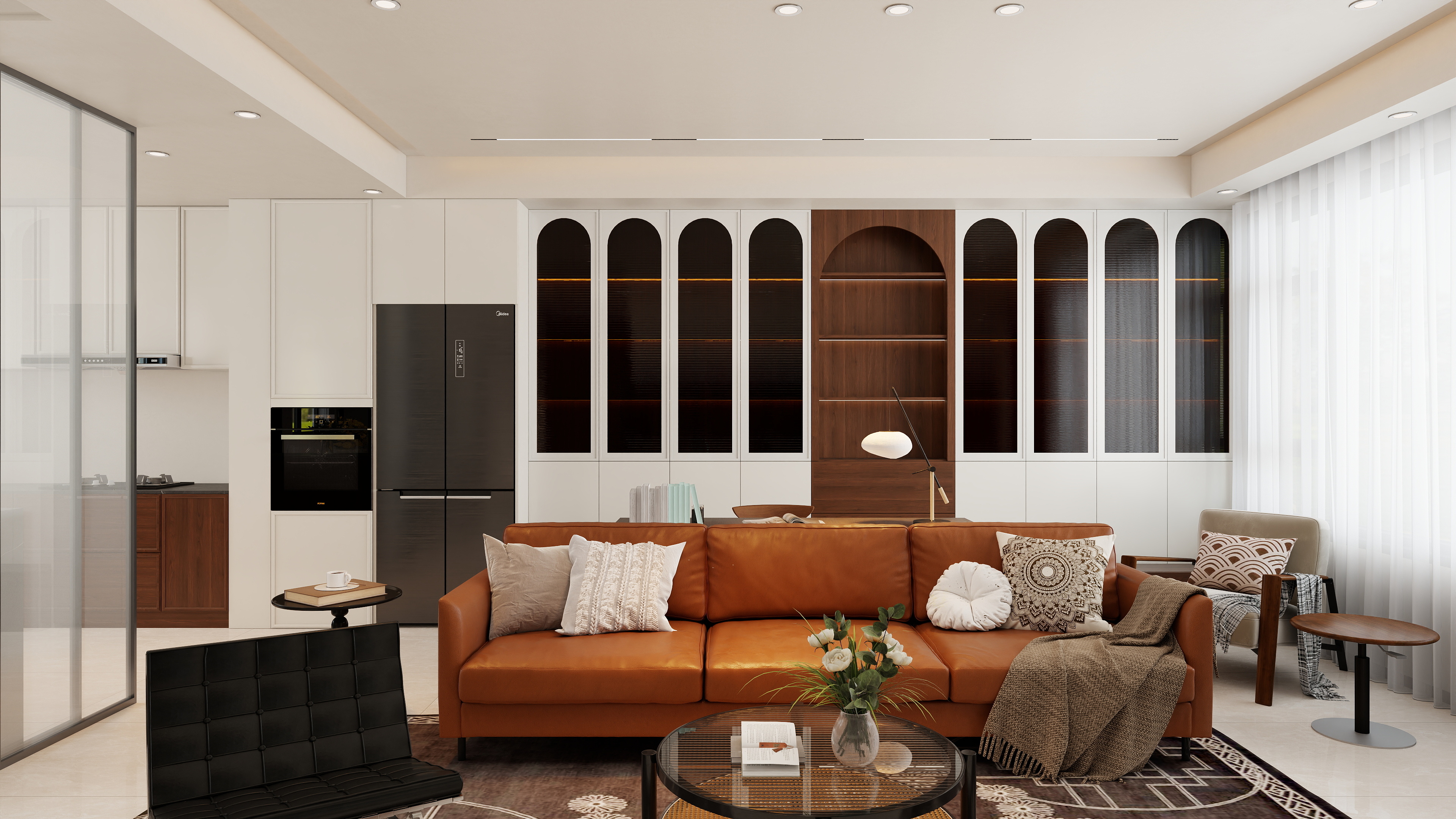 艺雅丽-166平现代简约 装修效果图