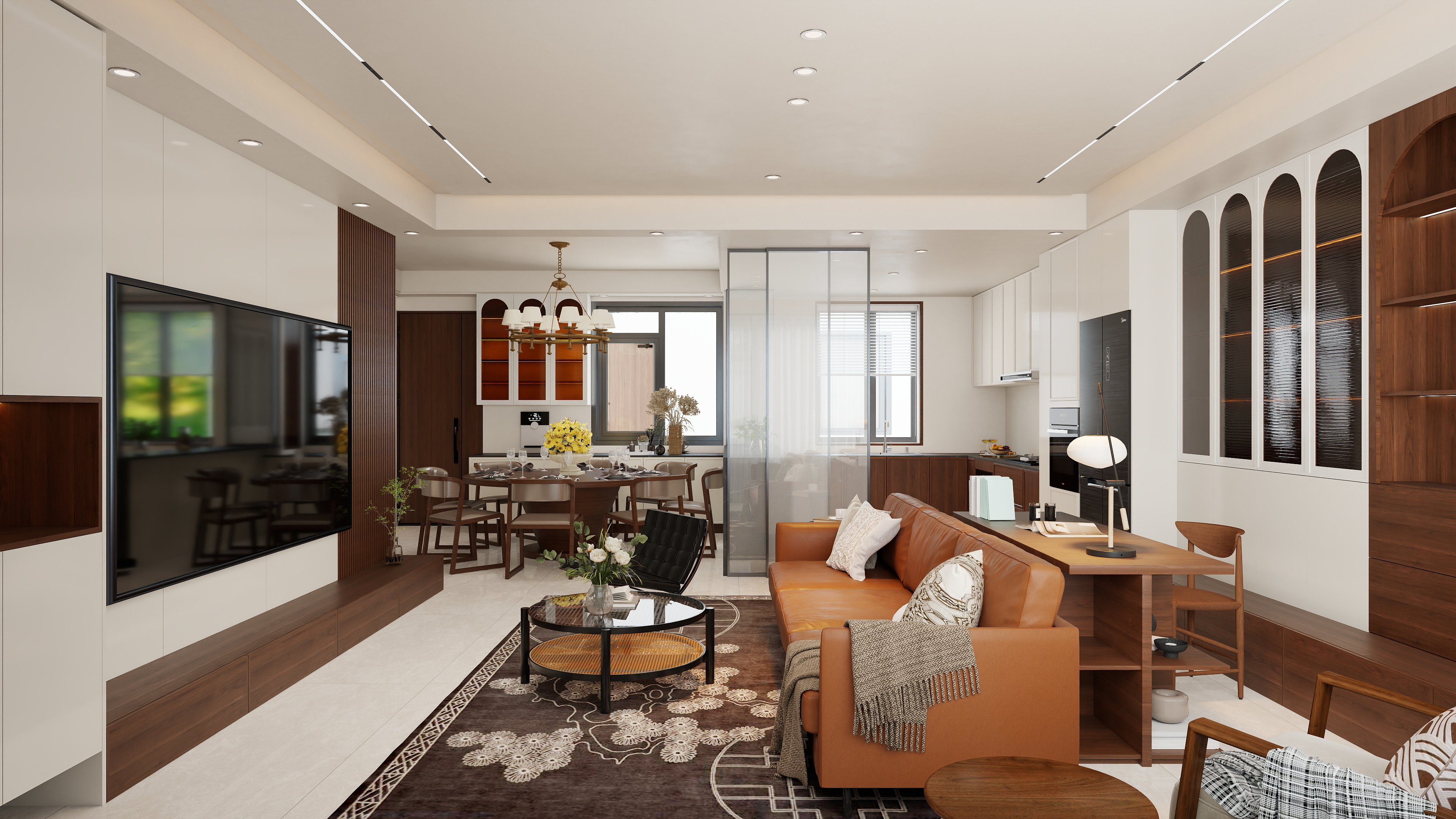 艺雅丽-166平现代简约装修效果图