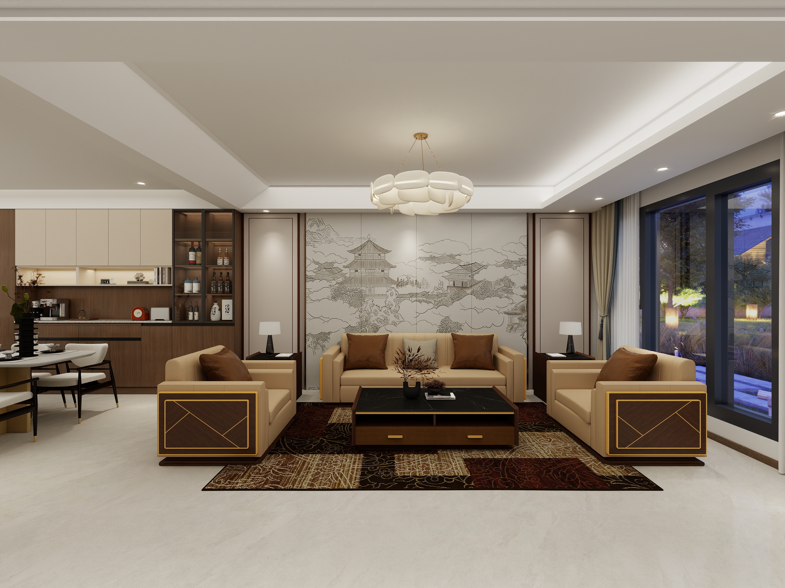 e设计师-龙湖香缇漫步 29-5 效果图-装修设计方案