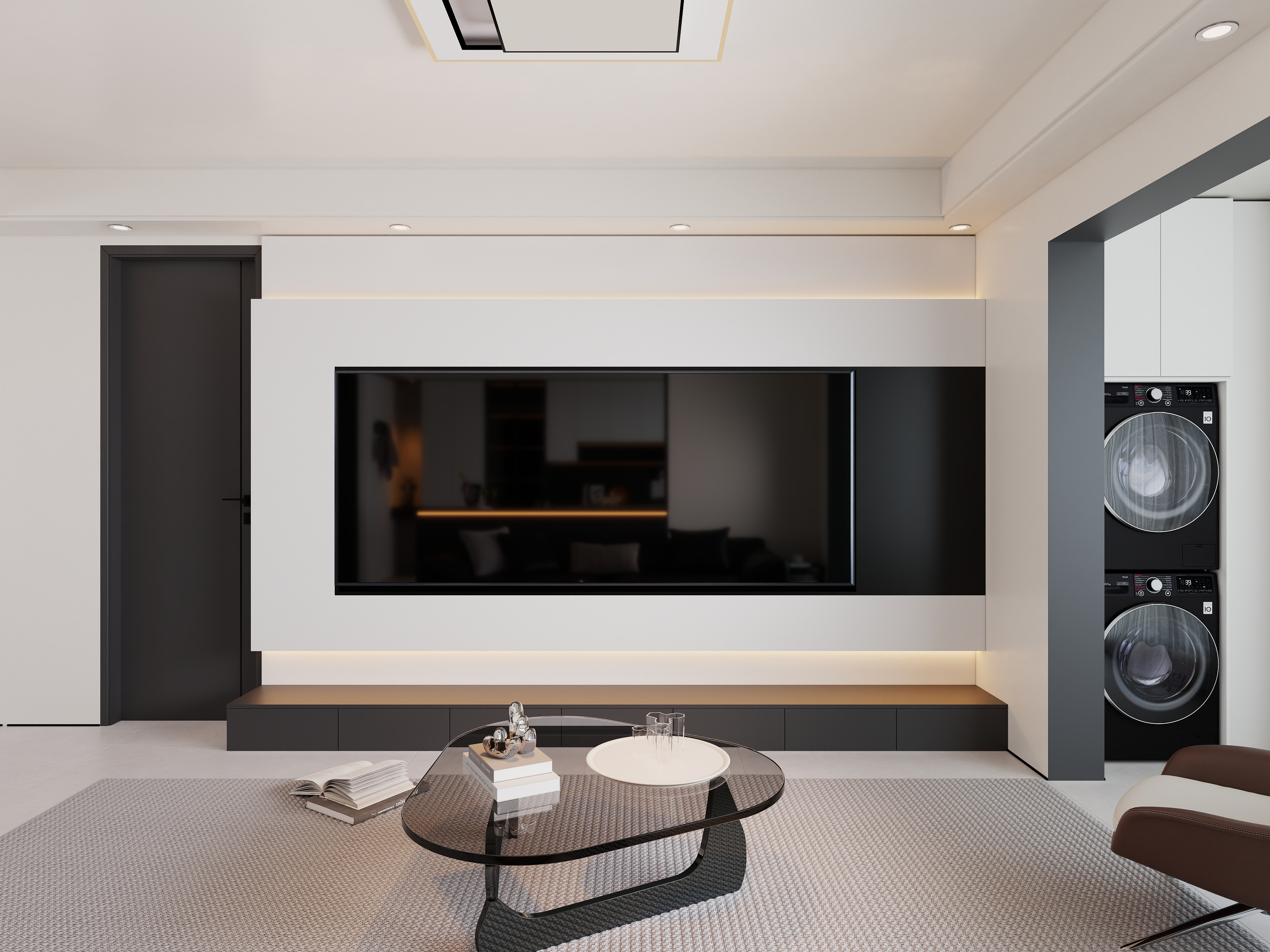 艺雅丽-112平现代简约 装修效果图