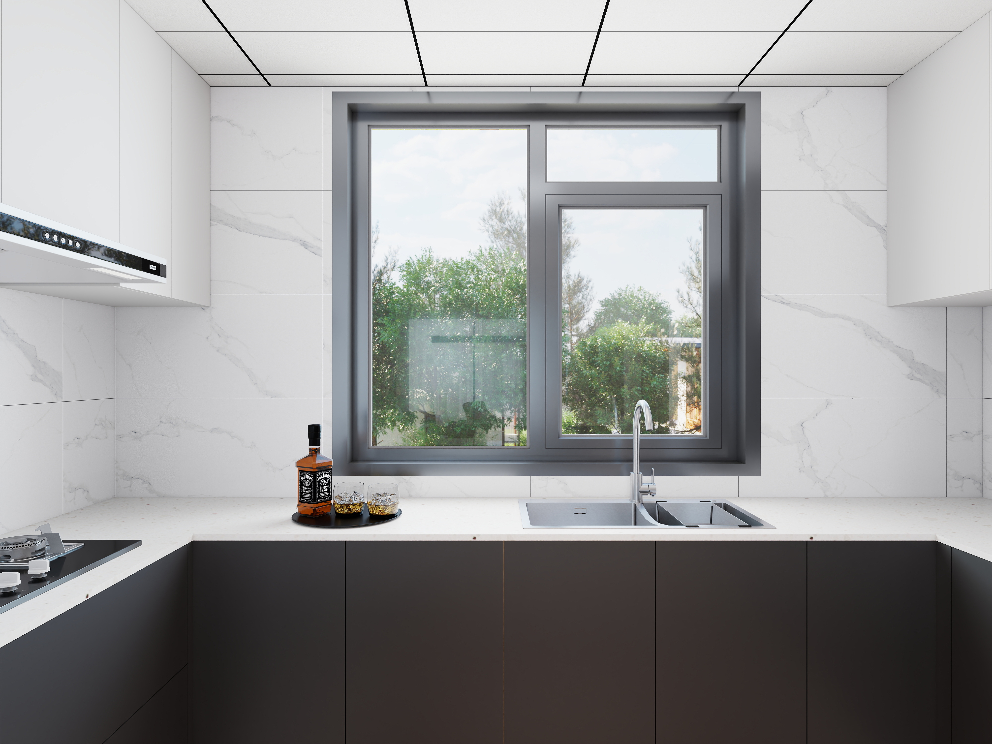 艺雅丽-112平现代简约 装修效果图