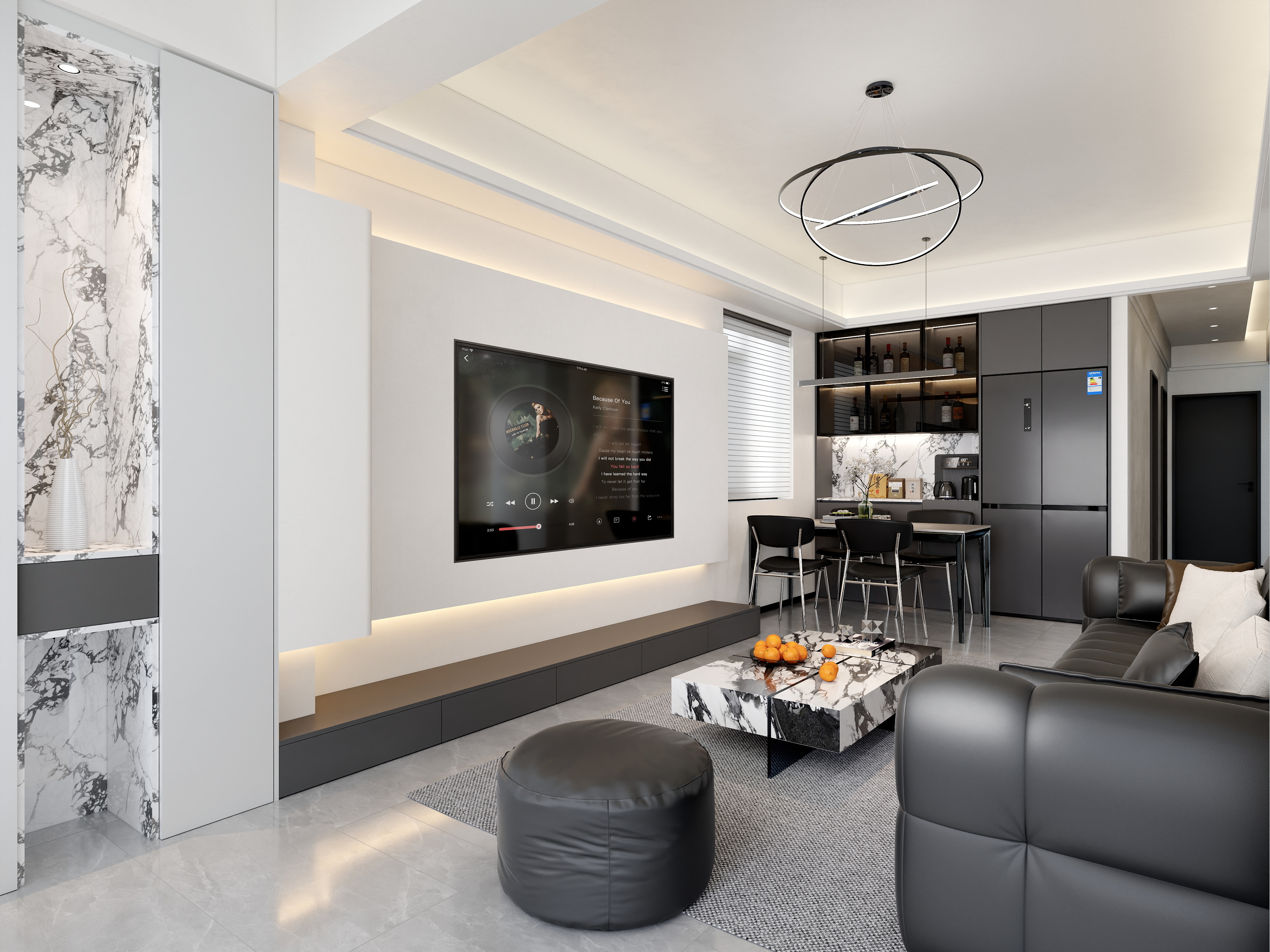 YY.洛洛-润园110㎡ 四室 现代-装修设计方案