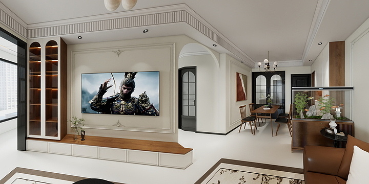唐韵雅筑装饰-雁熙云著小区户型现代风-装修设计方案