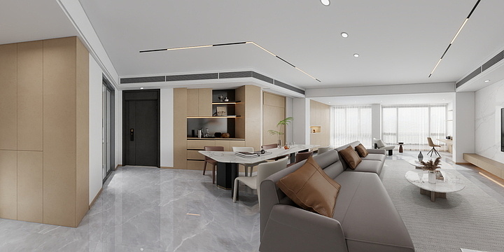 在线设计方案-151㎡3室-装修设计方案