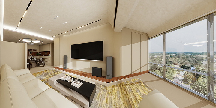 正见95-（曲面）极简风-装修设计方案