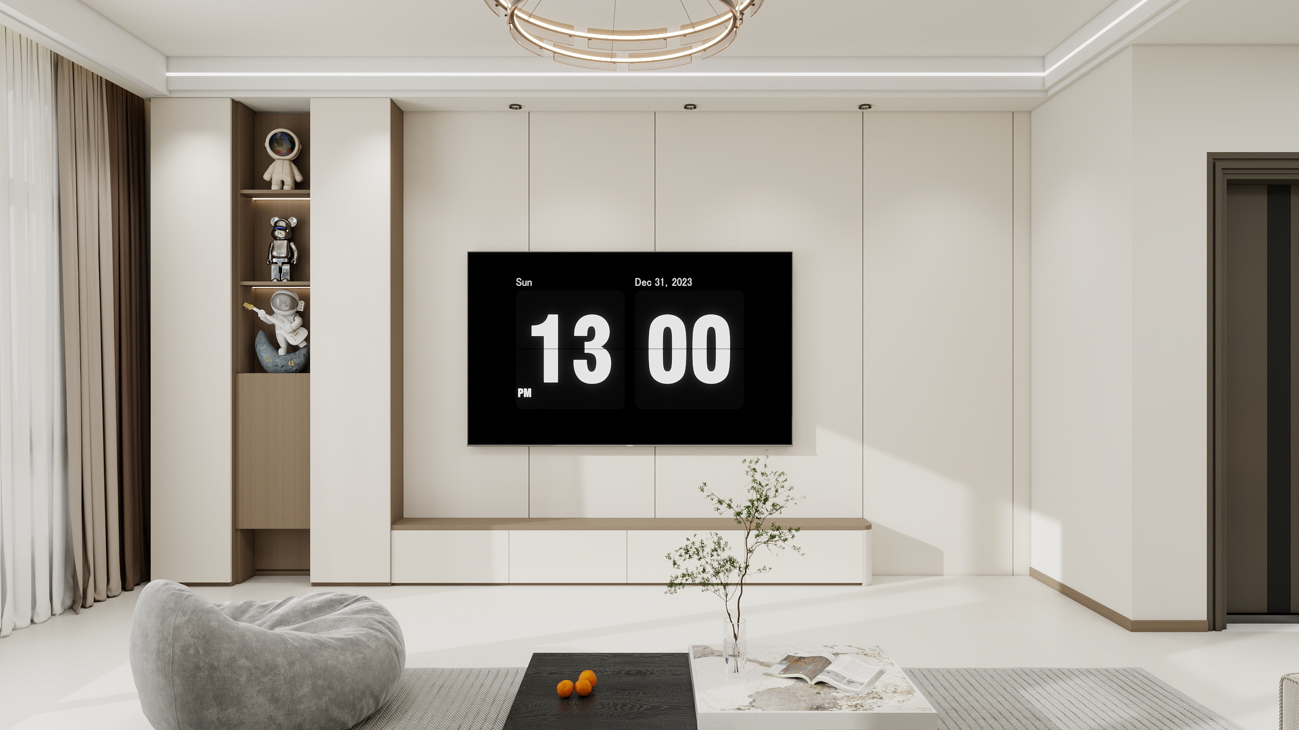 Sen设计-君尚壹品126平现代风-装修设计方案