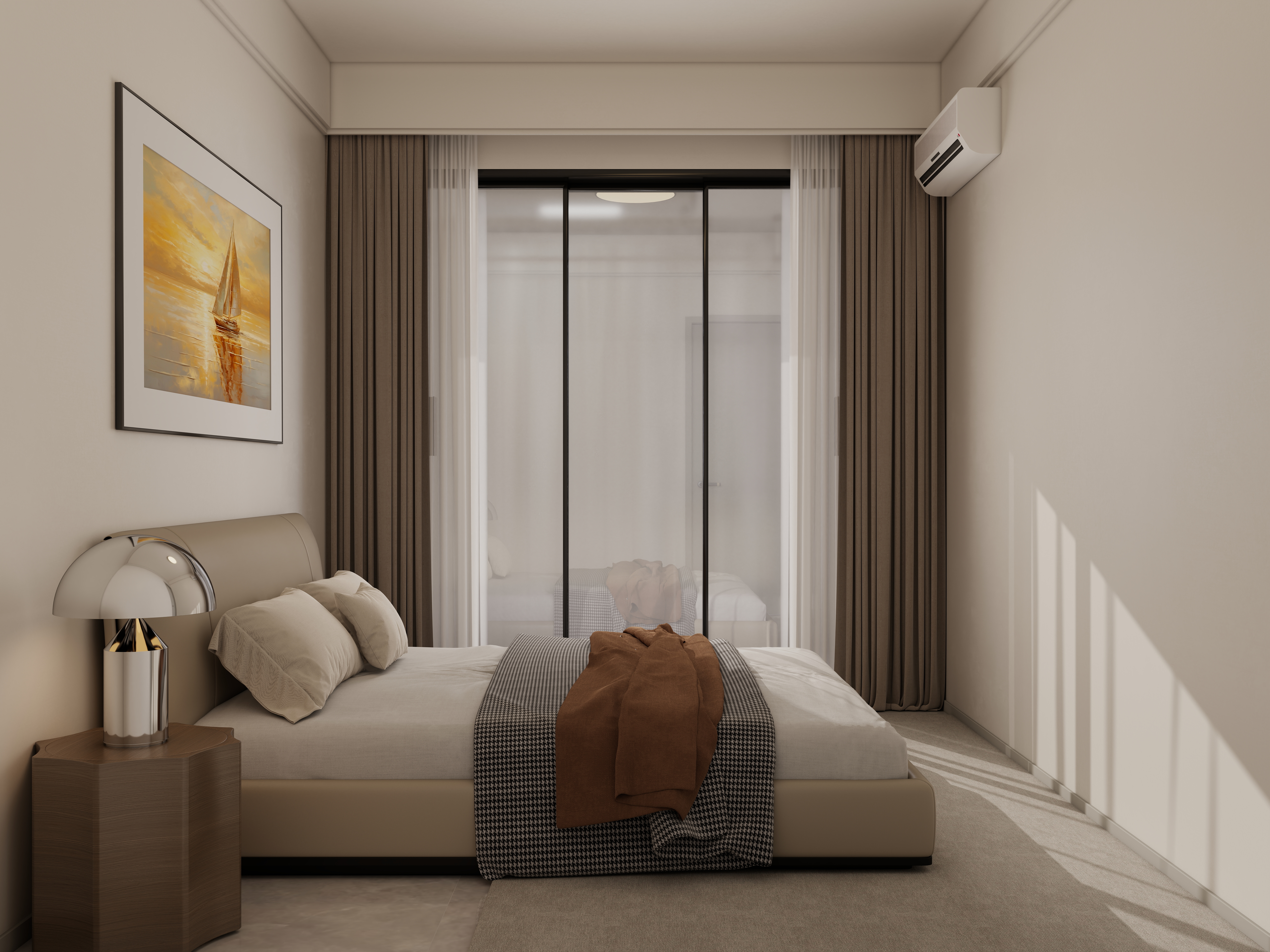 李佳洋-时代香树里106平现代简约3室一层客卧装修效果图第2张