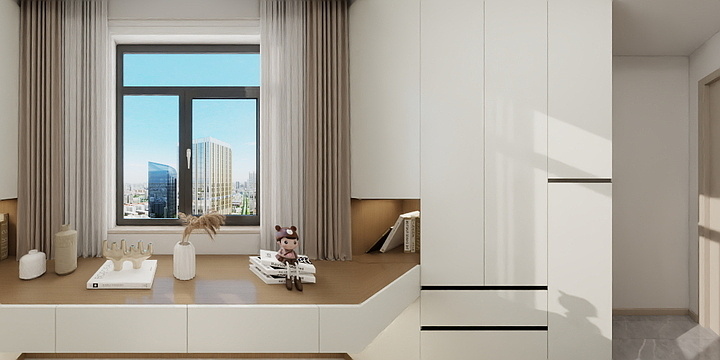 绘图员101-范工 现代平面布置图(2)-装修设计方案