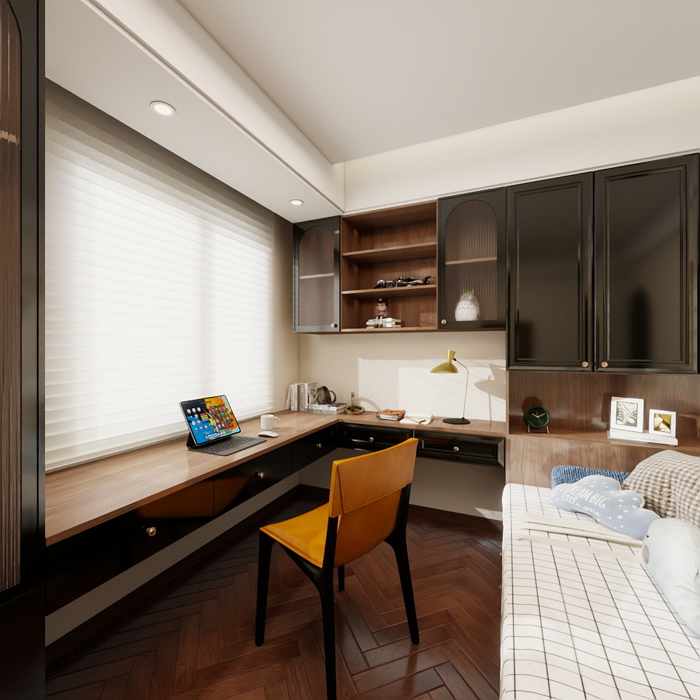 rainbow_YY-10平米小卧室设计装修效果图