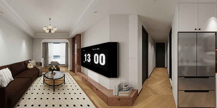 林生1-中古风-装修设计方案