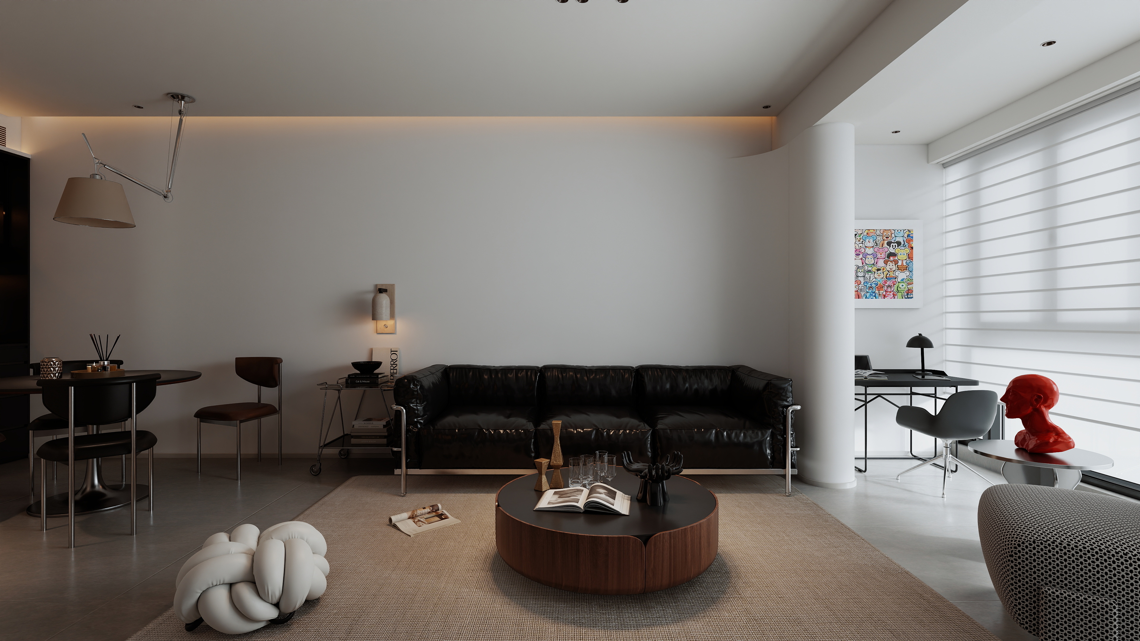 一木设计宇哥-国博新城悦江府94㎡3室-装修设计方案