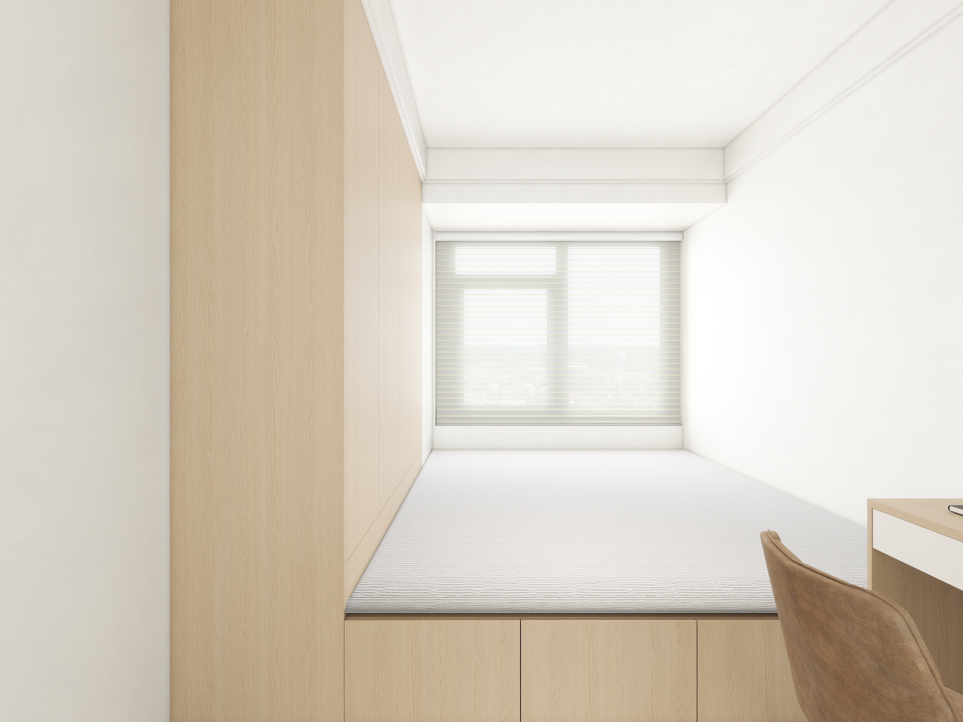 艺雅丽-123平现代简约 一层书房装修效果图第1张