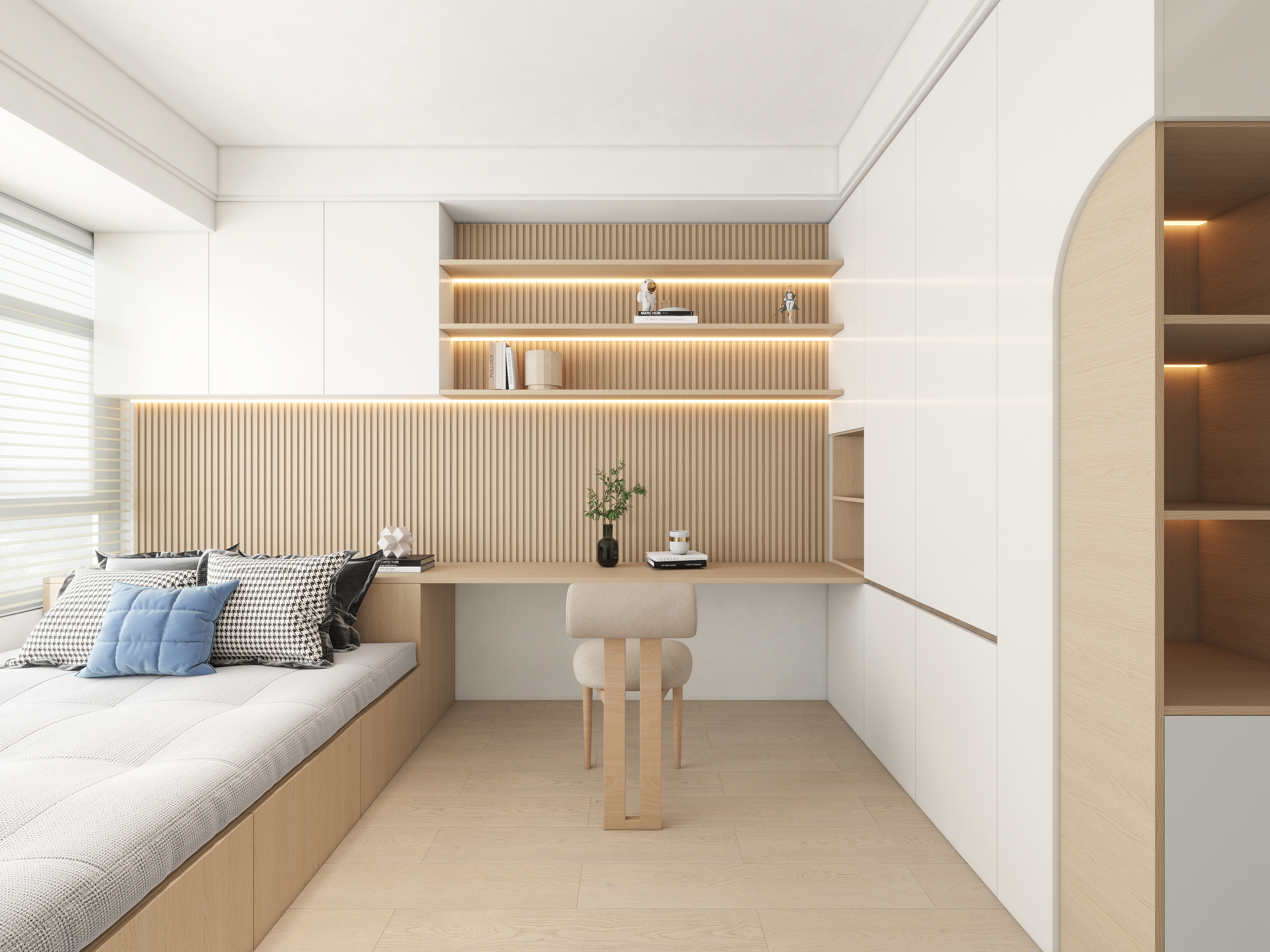 艺雅丽-123平现代简约 装修效果图