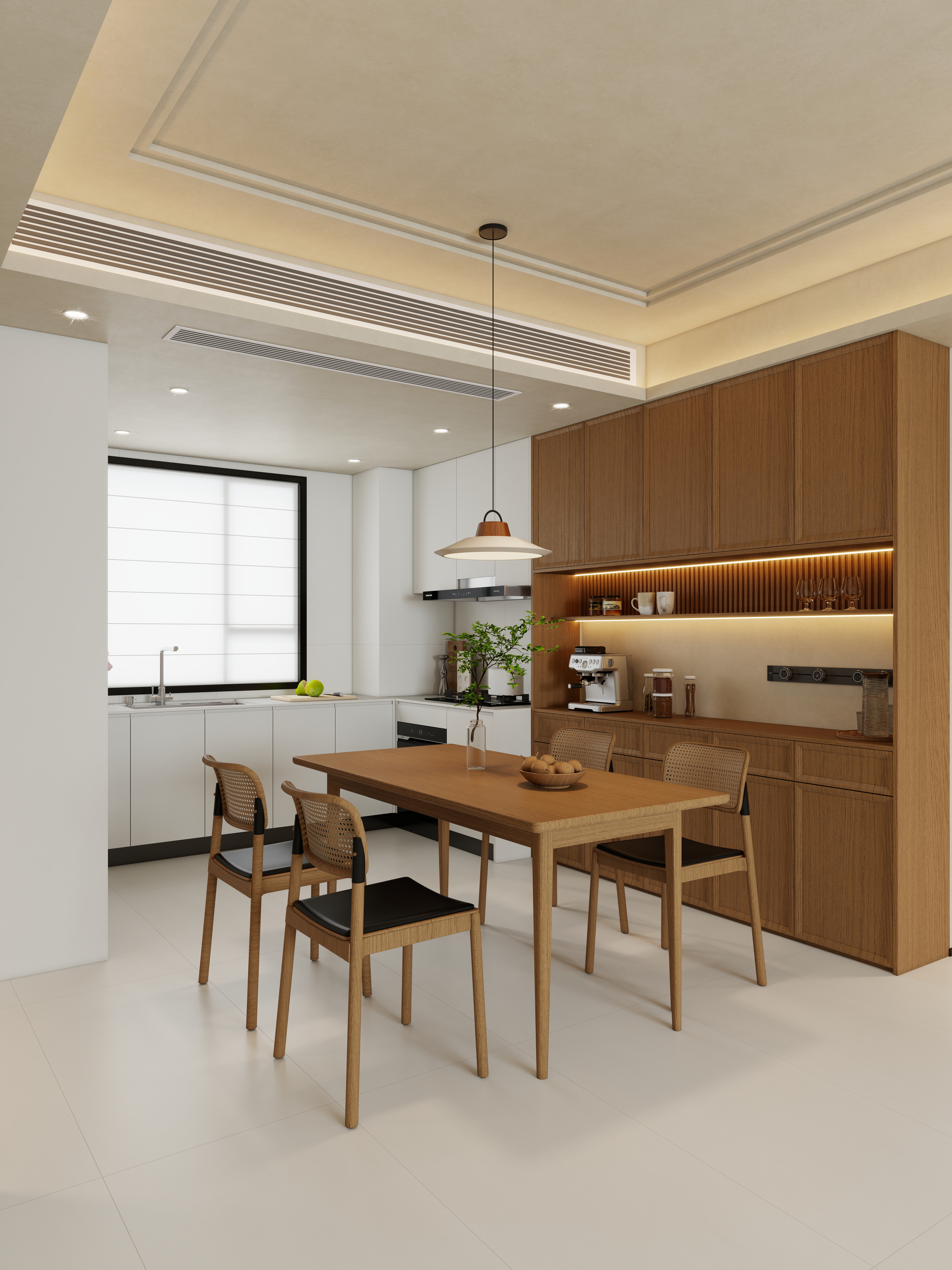 孙有权-『2025-7』现代中古厨房餐厅装修效果图