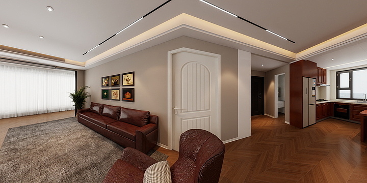 润泉Designer光影-锦绣乾城25美式复古-装修设计方案