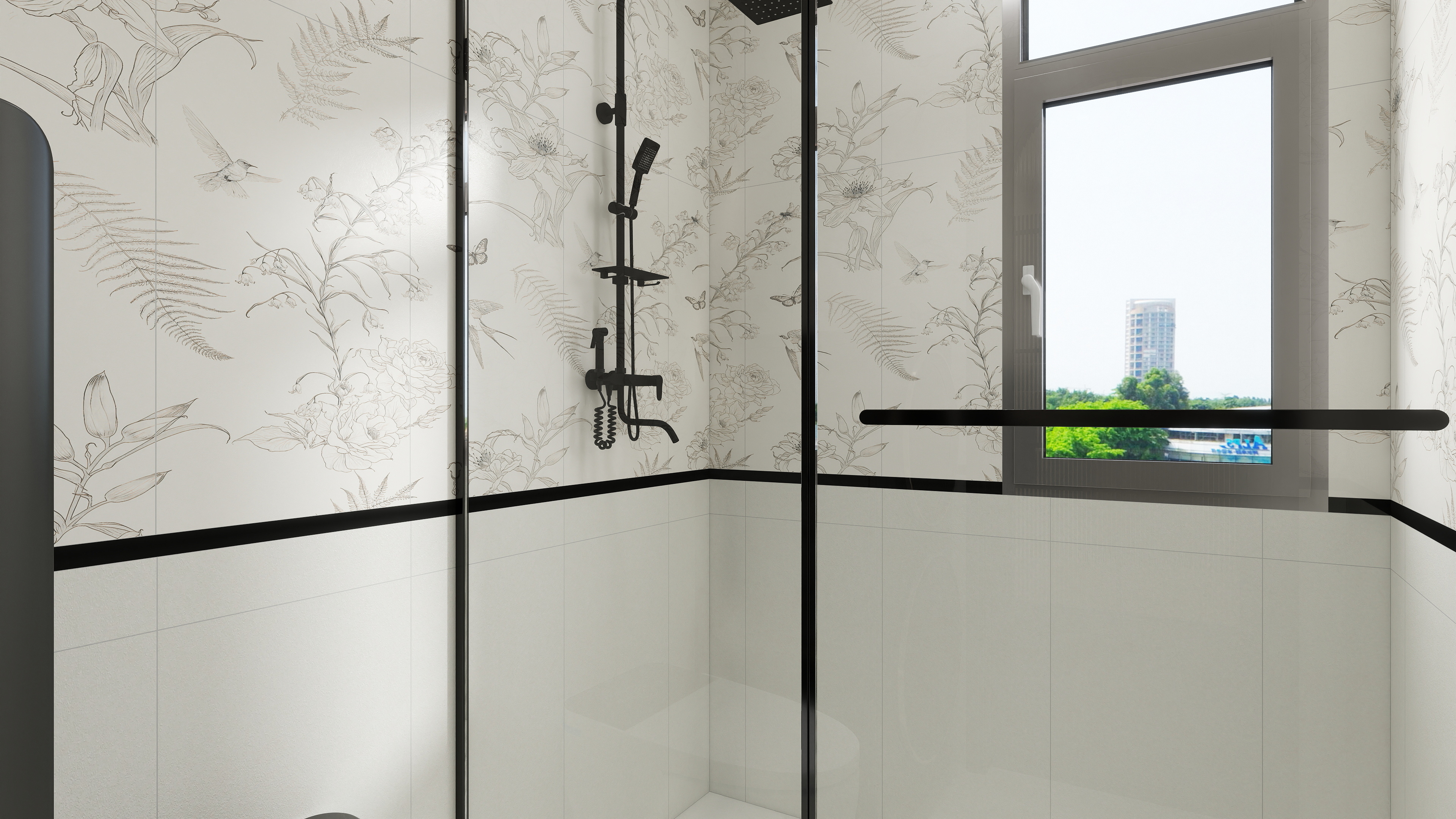 通化兰舍全案空间设计美学-公园里127㎡9(法式+中古)装修效果图