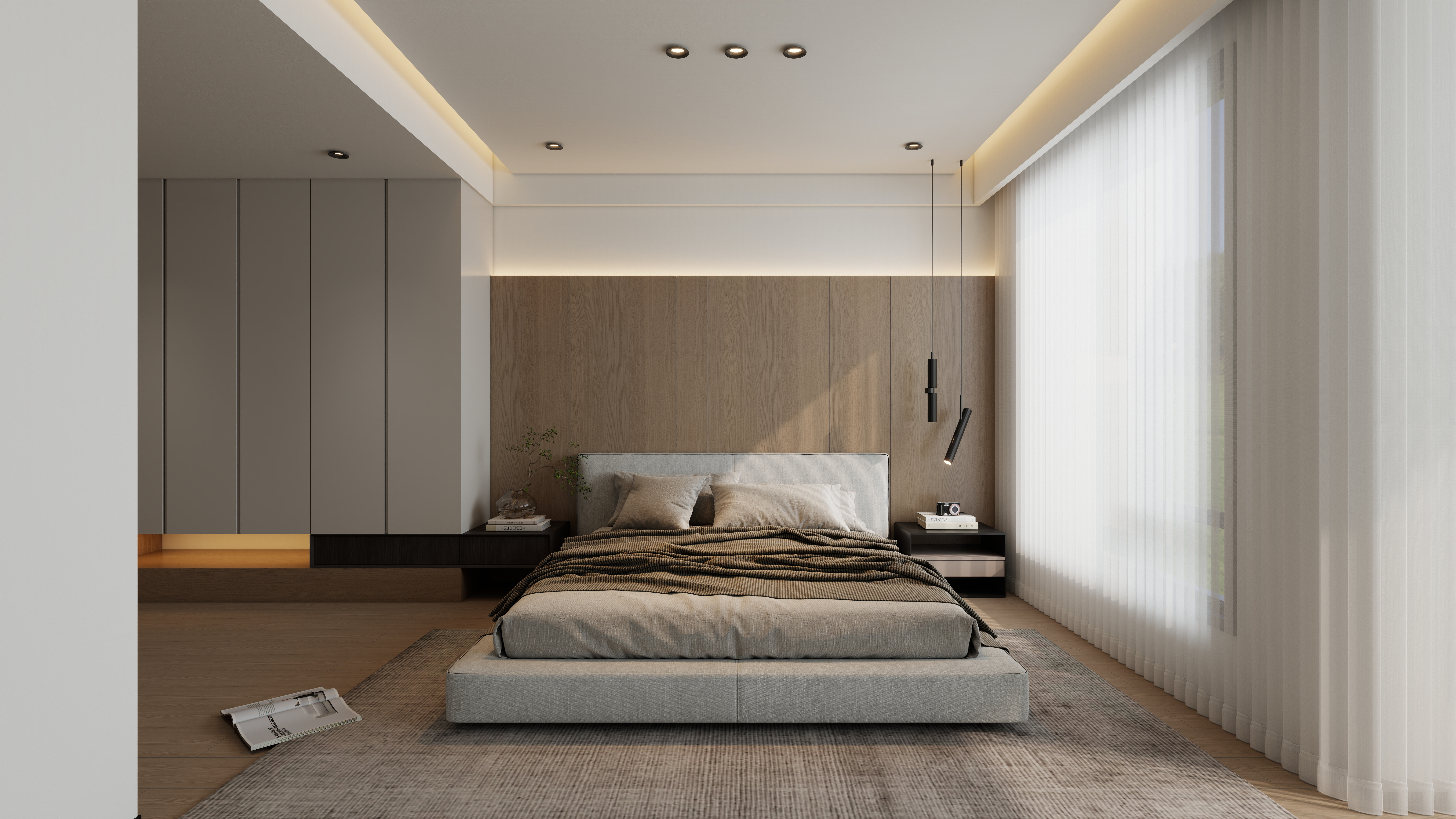 孙有权-『2025-7』29平丨现代简约卧室装修效果图