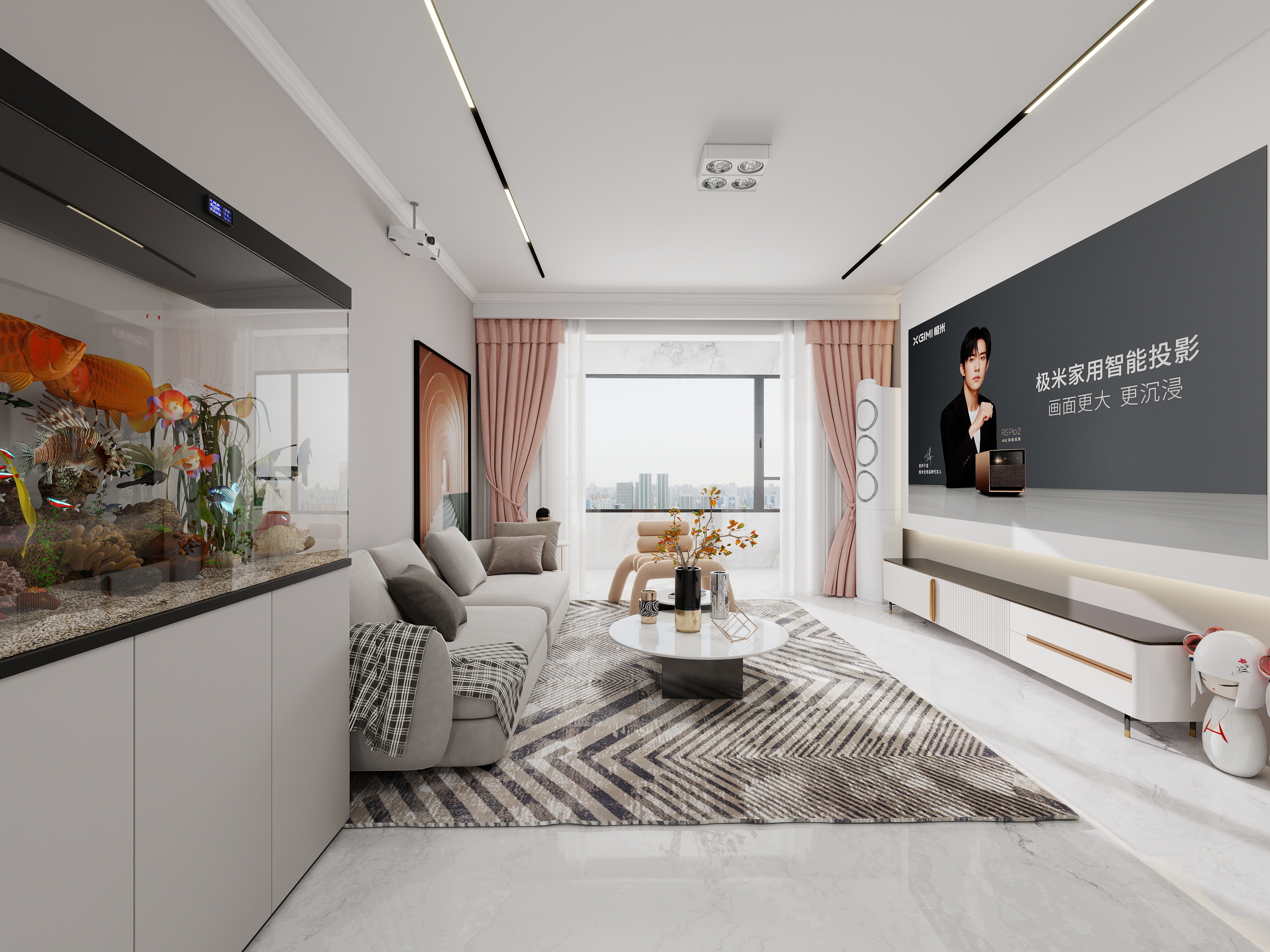 卫都装饰--邢庄裴西村小区6-3-201现代观-装修设计方案