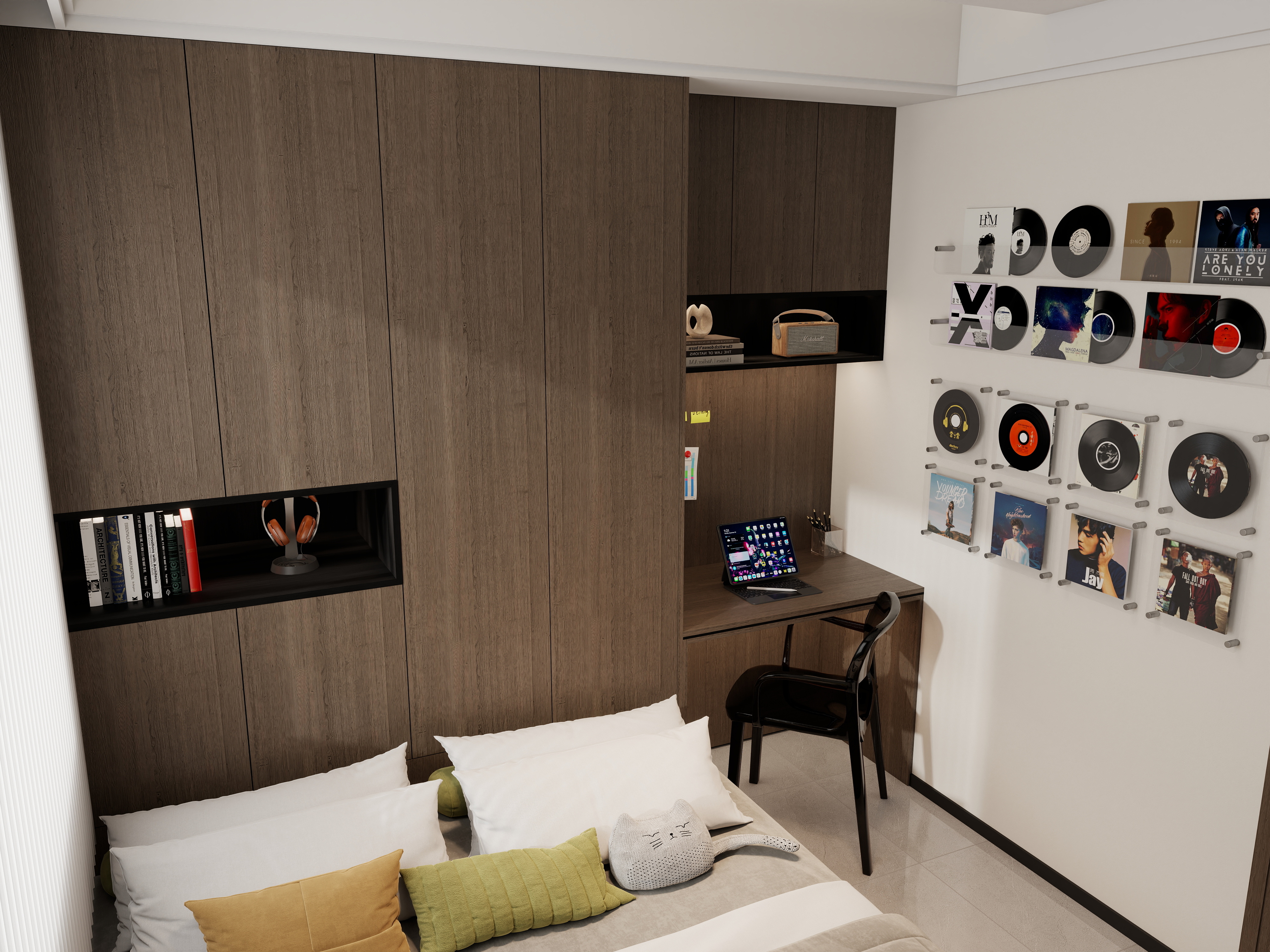 延安千年舟定制-翡翠山语 135 意式极简-装修设计方案