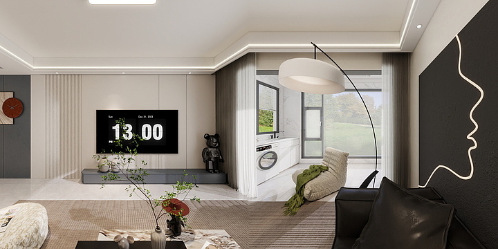 星途设计-伊美城市  C22幢  现代简约风  -装修设计方案