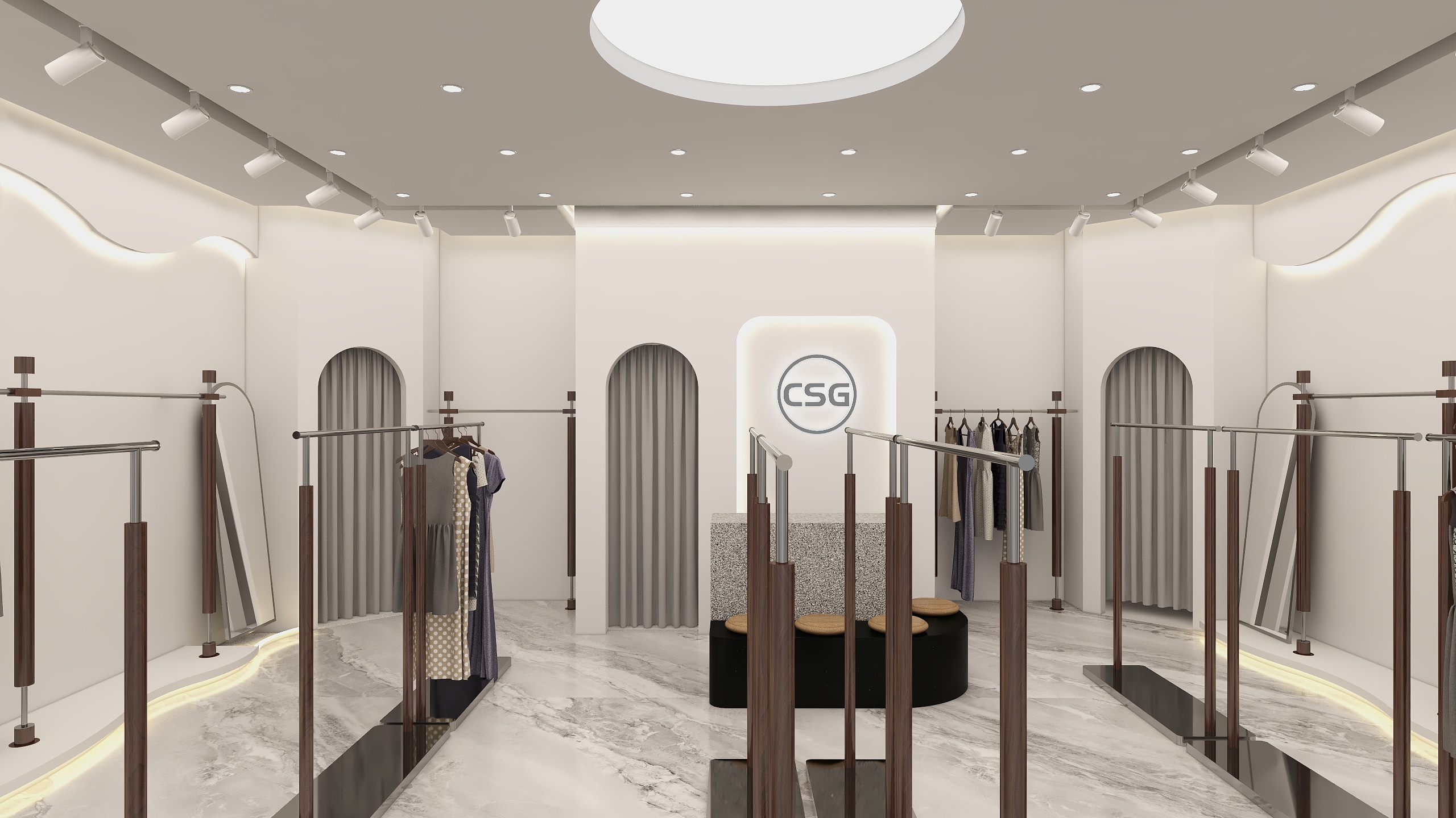 侯马双红模特道具-CSG施工图-装修设计方案