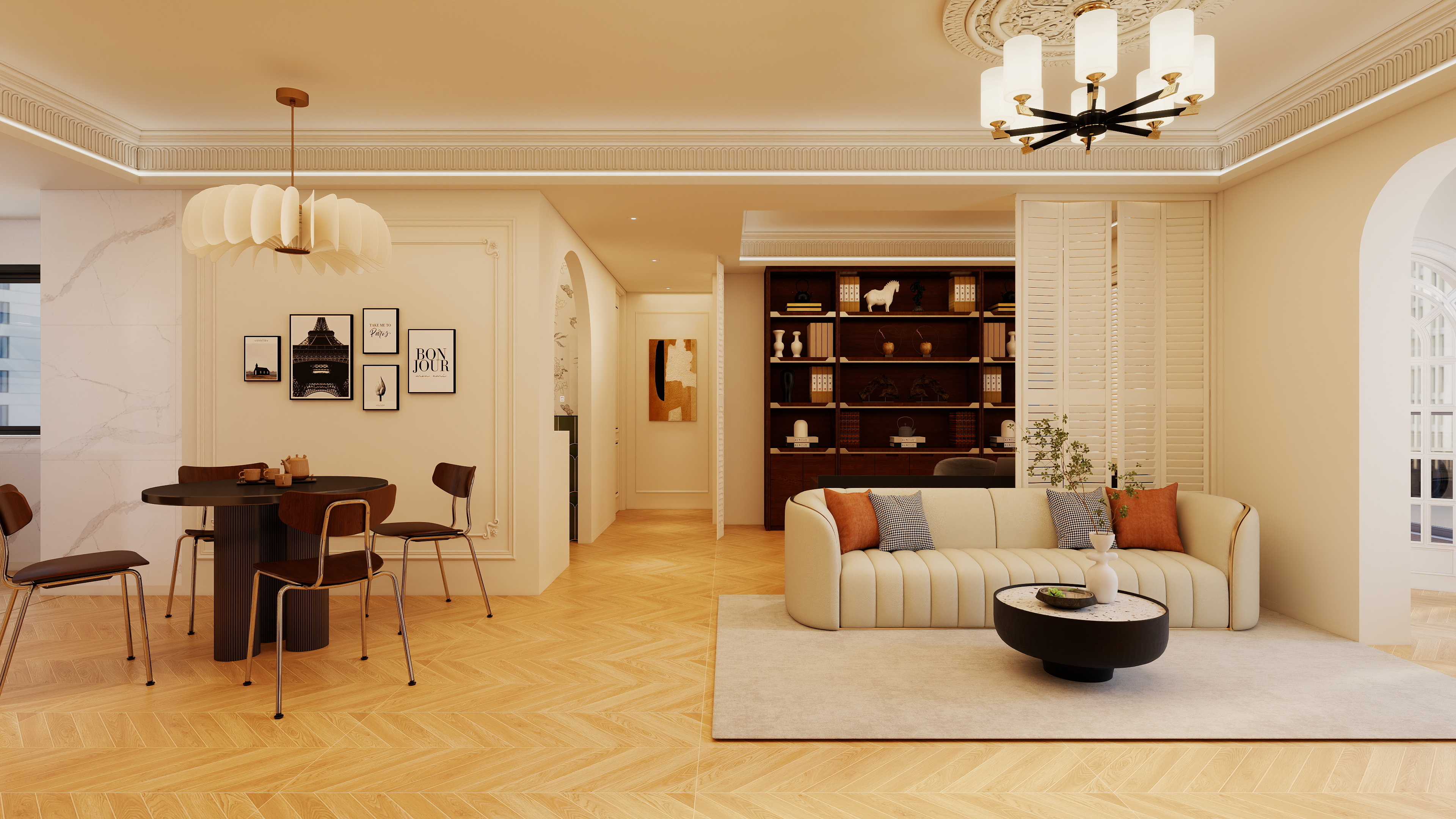 Mr崑崙吾-央玺.春风99㎡-装修设计方案