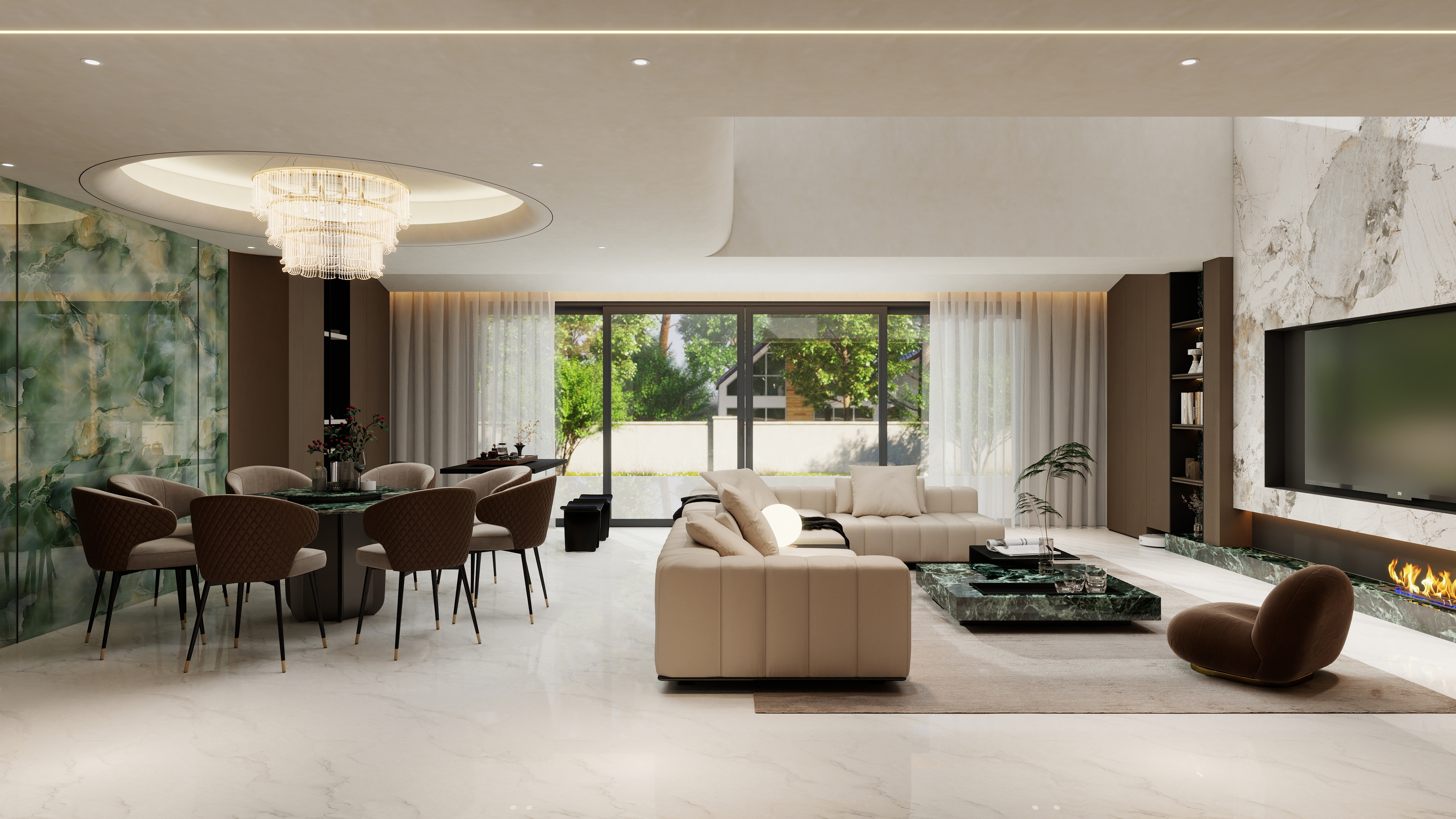 STARS星空设计-意式风格别墅-装修设计方案