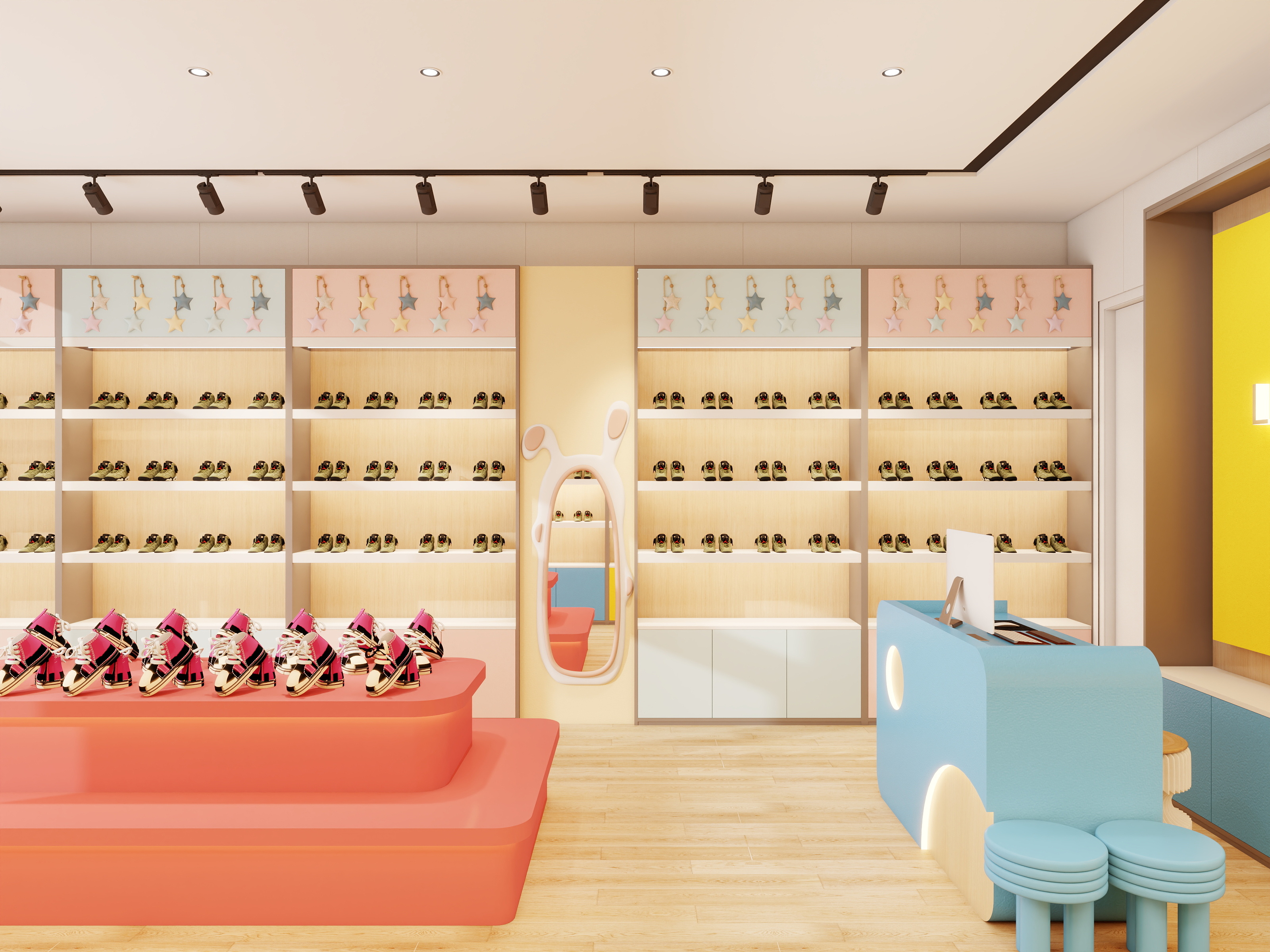 哈密*室内*设计-鞋店-3-装修设计方案