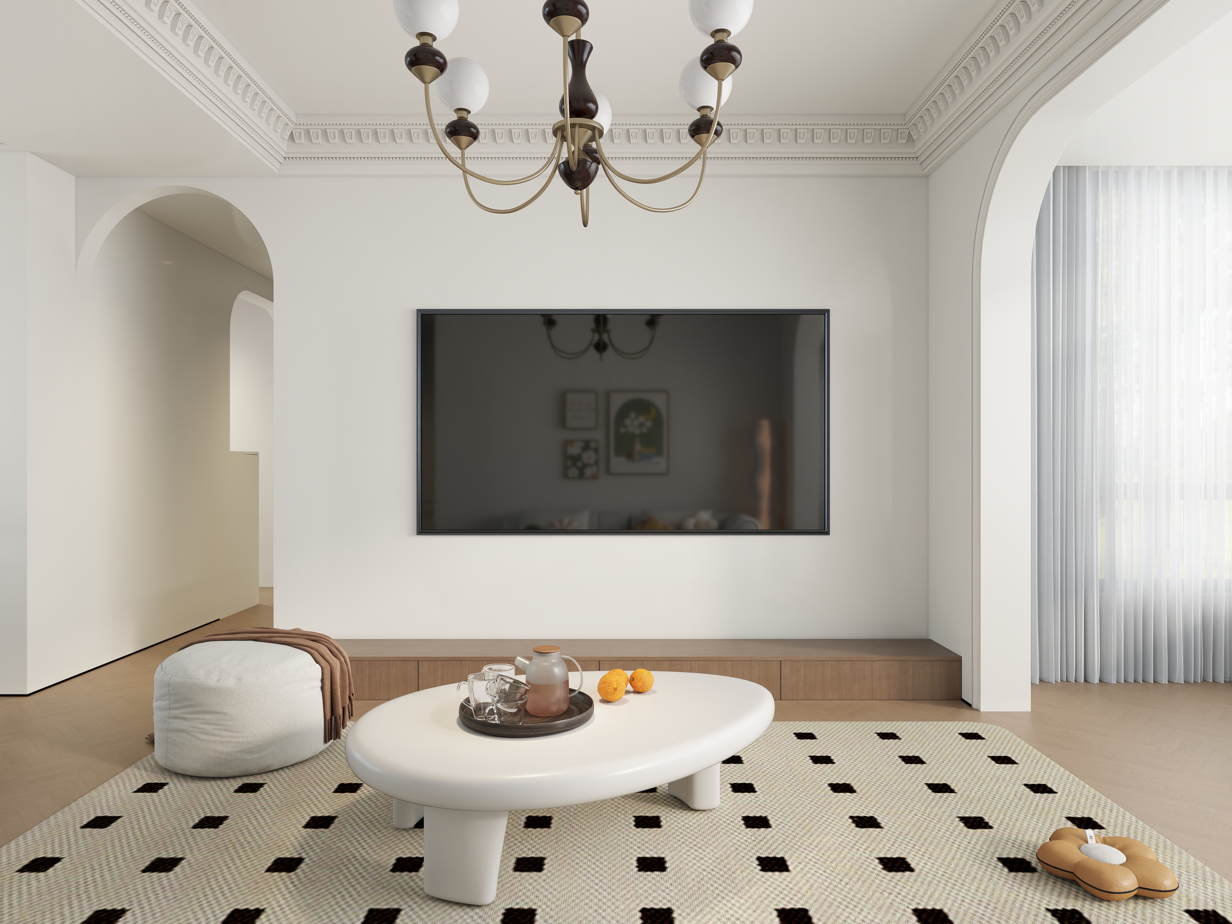 艺雅丽-109平原木奶油风 装修效果图