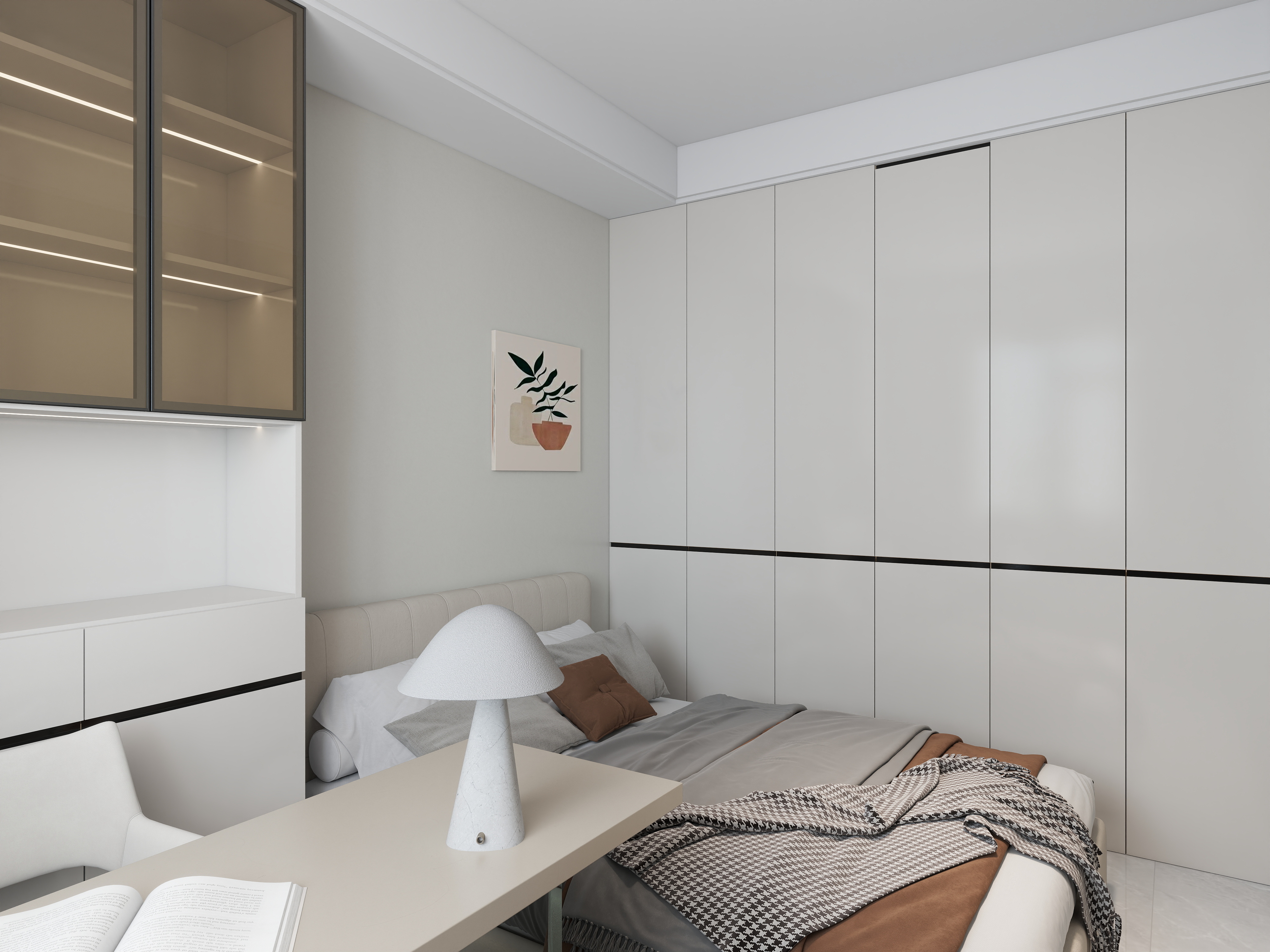 艺雅丽-105平现代简约 装修效果图