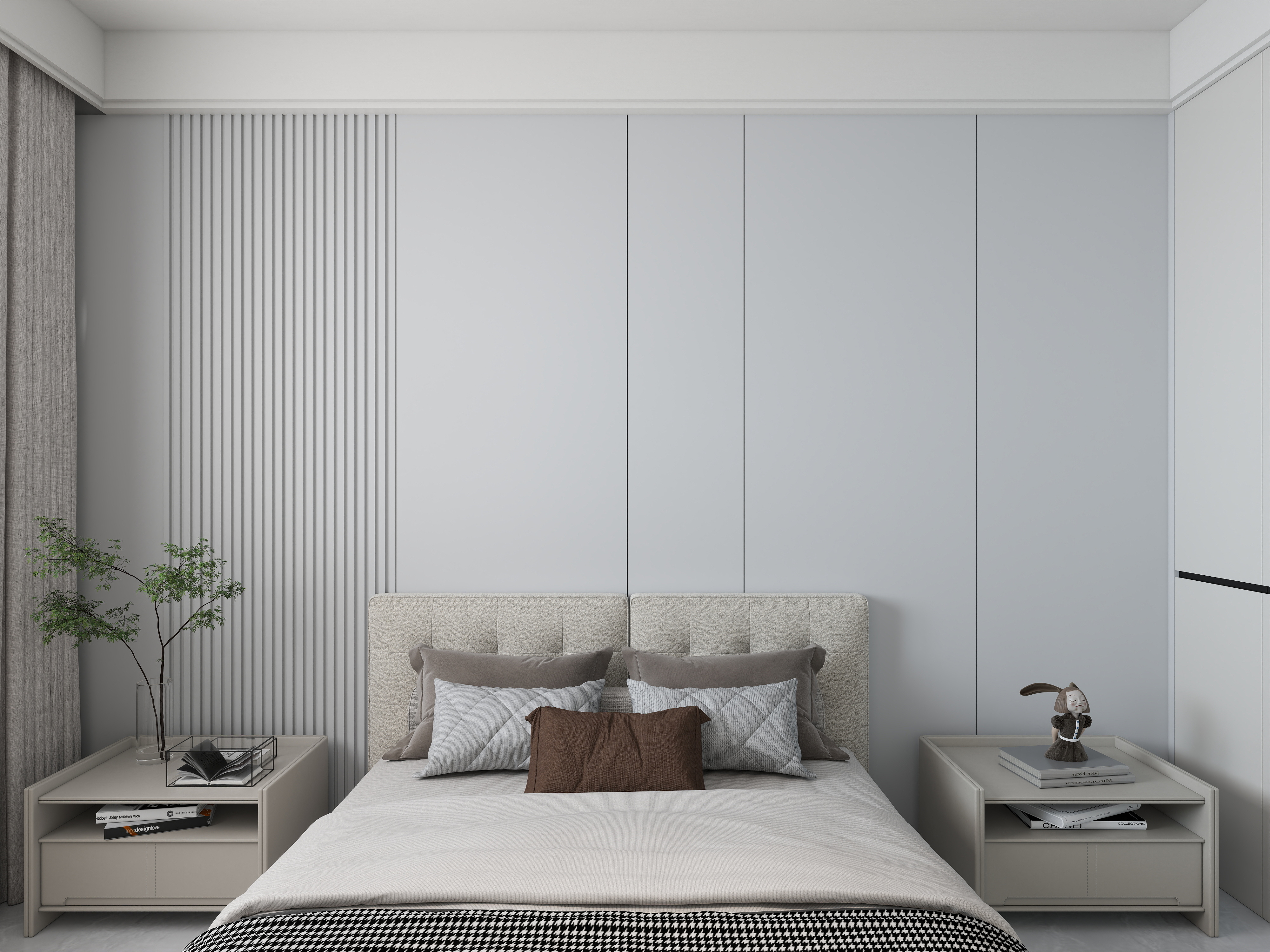 艺雅丽-105平现代简约 装修效果图