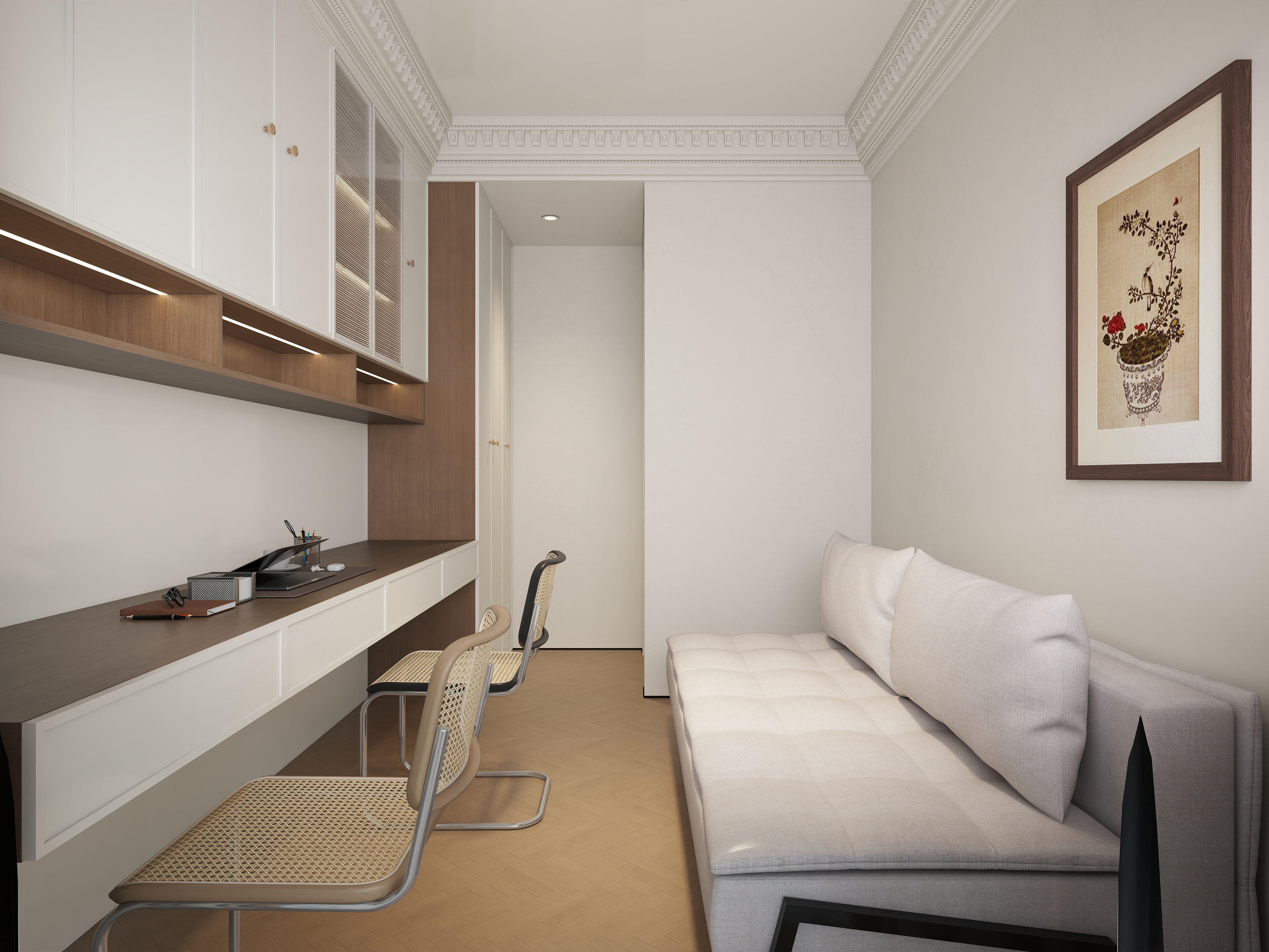 艺雅丽-109平原木奶油风 装修效果图