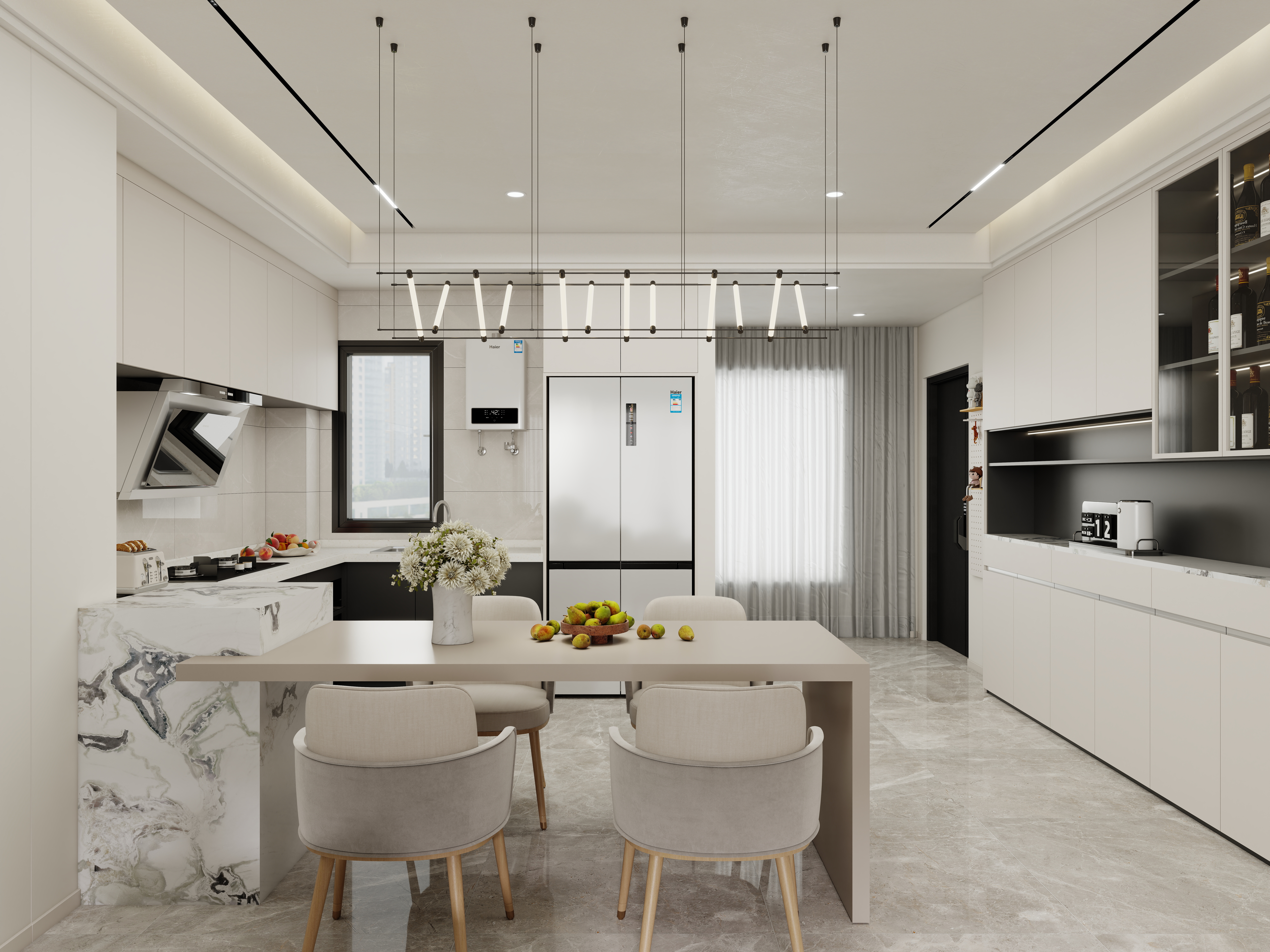 壹诺设计工作室-现代简约装修效果图