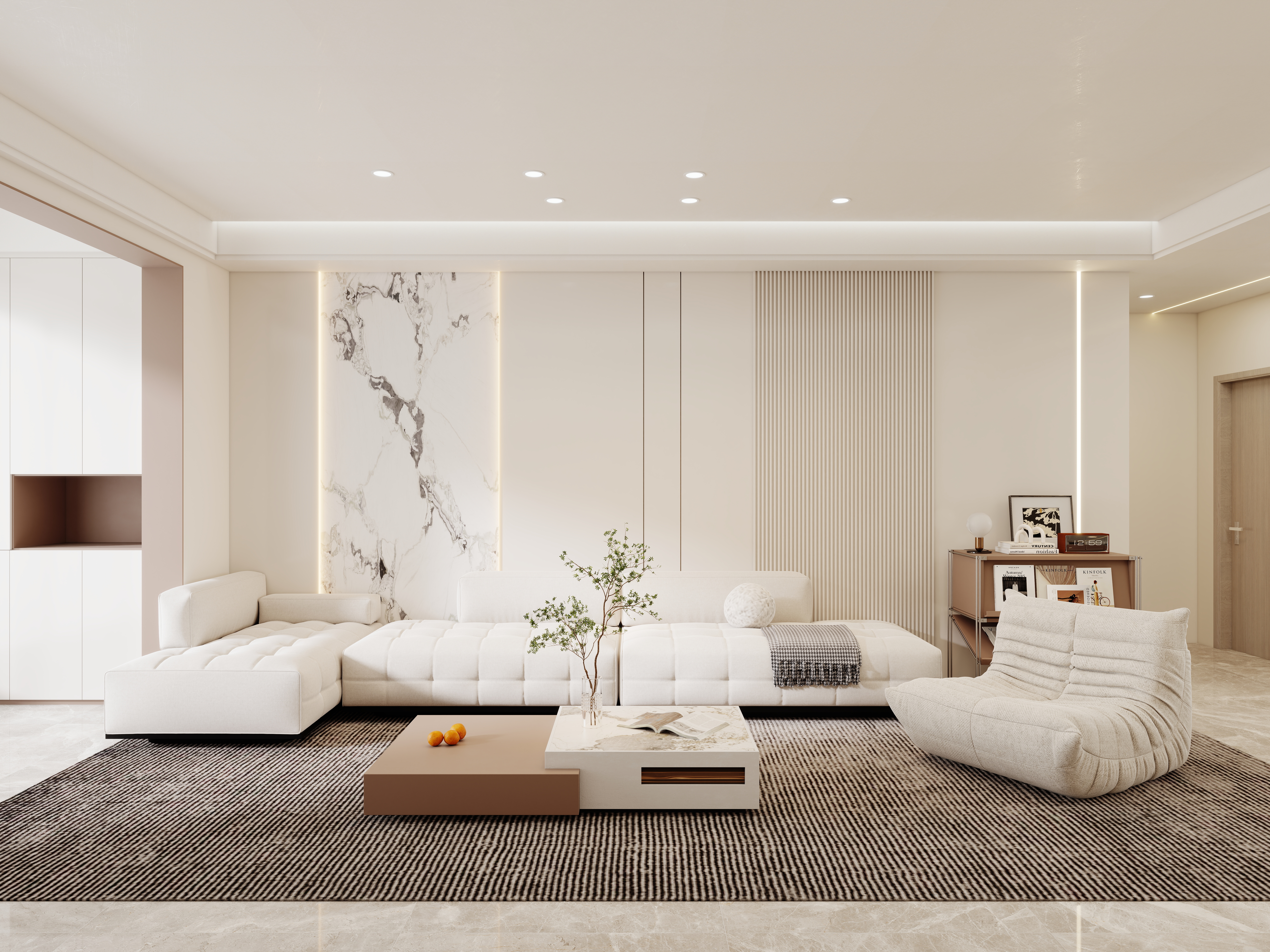 壹诺设计工作室-现代简约装修效果图