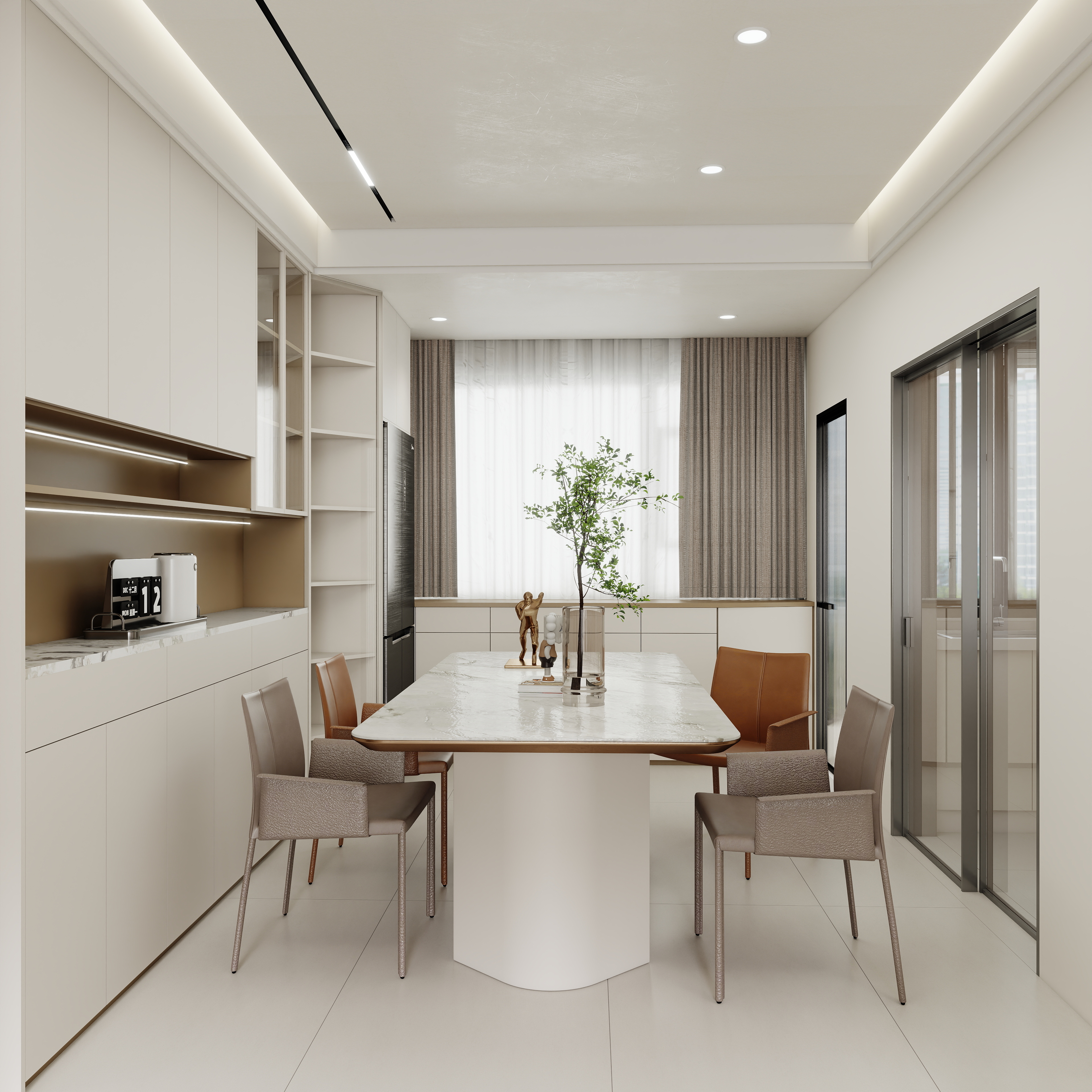 壹诺设计工作室-现代简约装修效果图