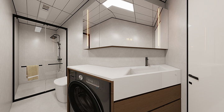 三人行设计整装-东园豪庭办公室-装修设计方案