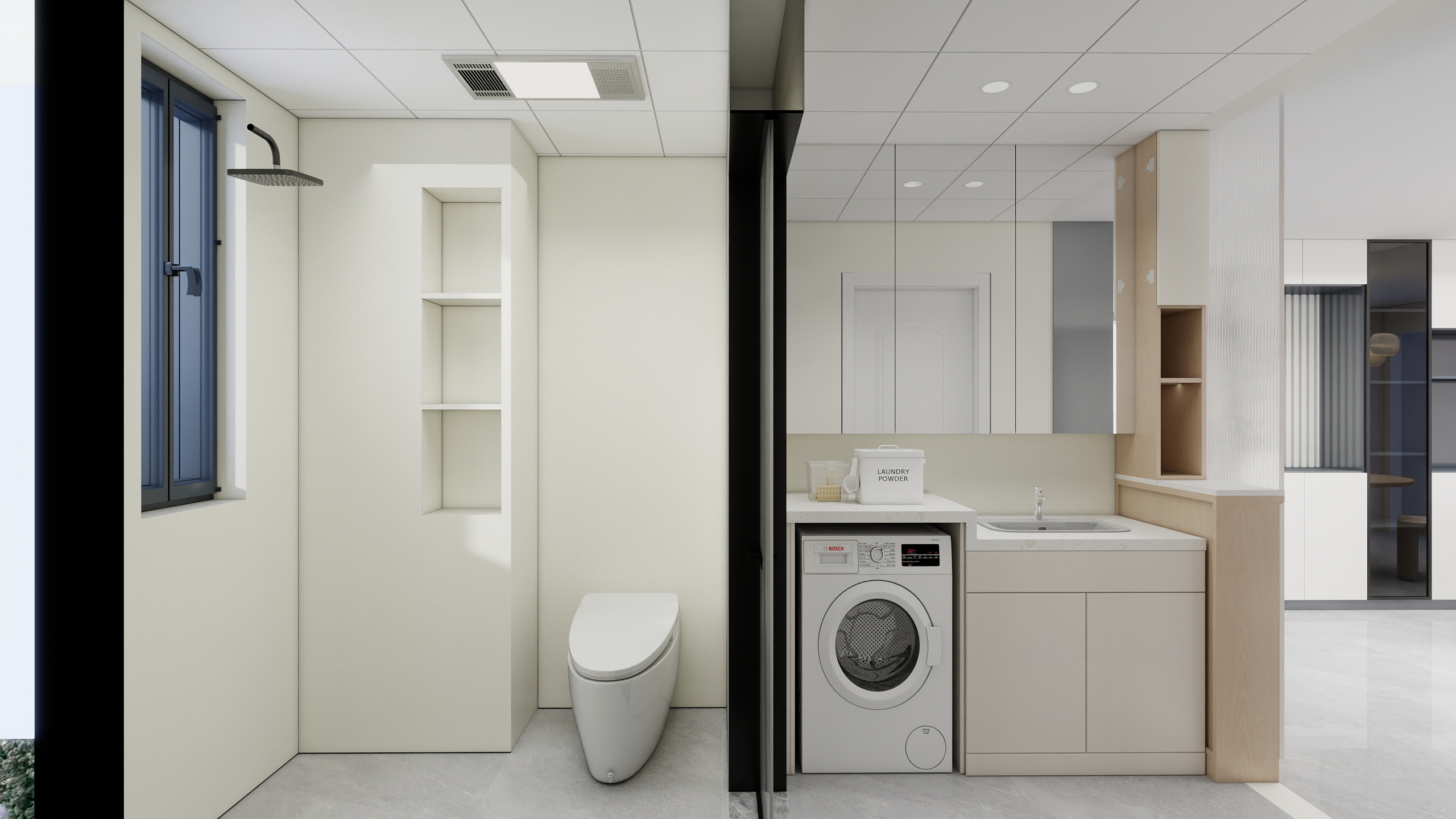 懈怠月光-中海河山郡89㎡3室-装修设计方案