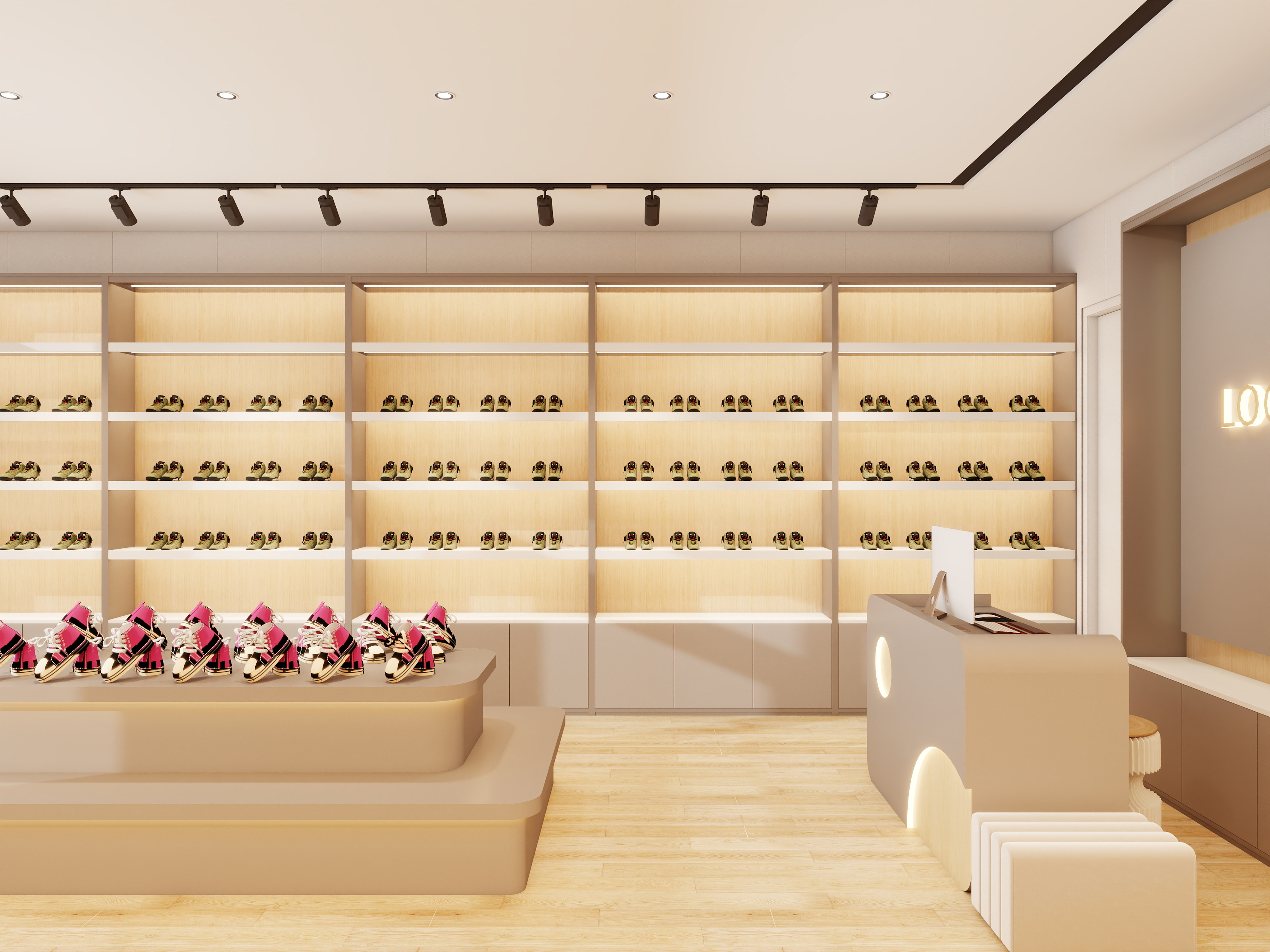 哈密*室内*设计-鞋店-2-装修设计方案