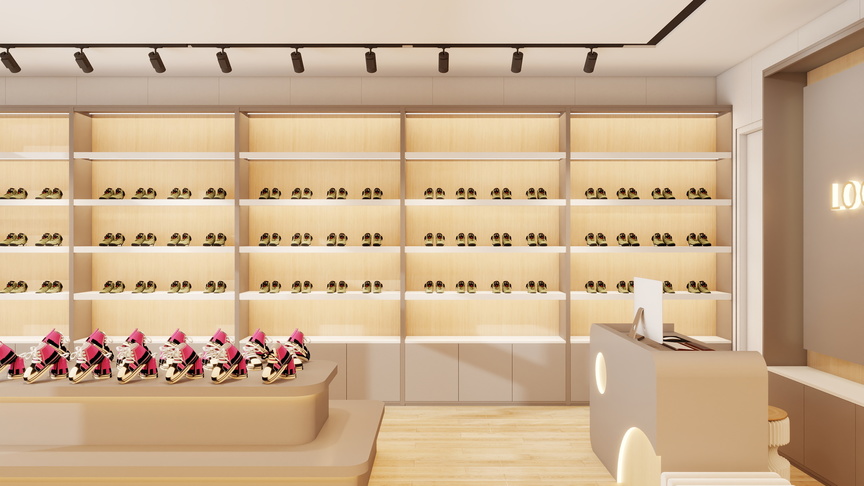 哈密*室内*设计-鞋店-2装修效果图