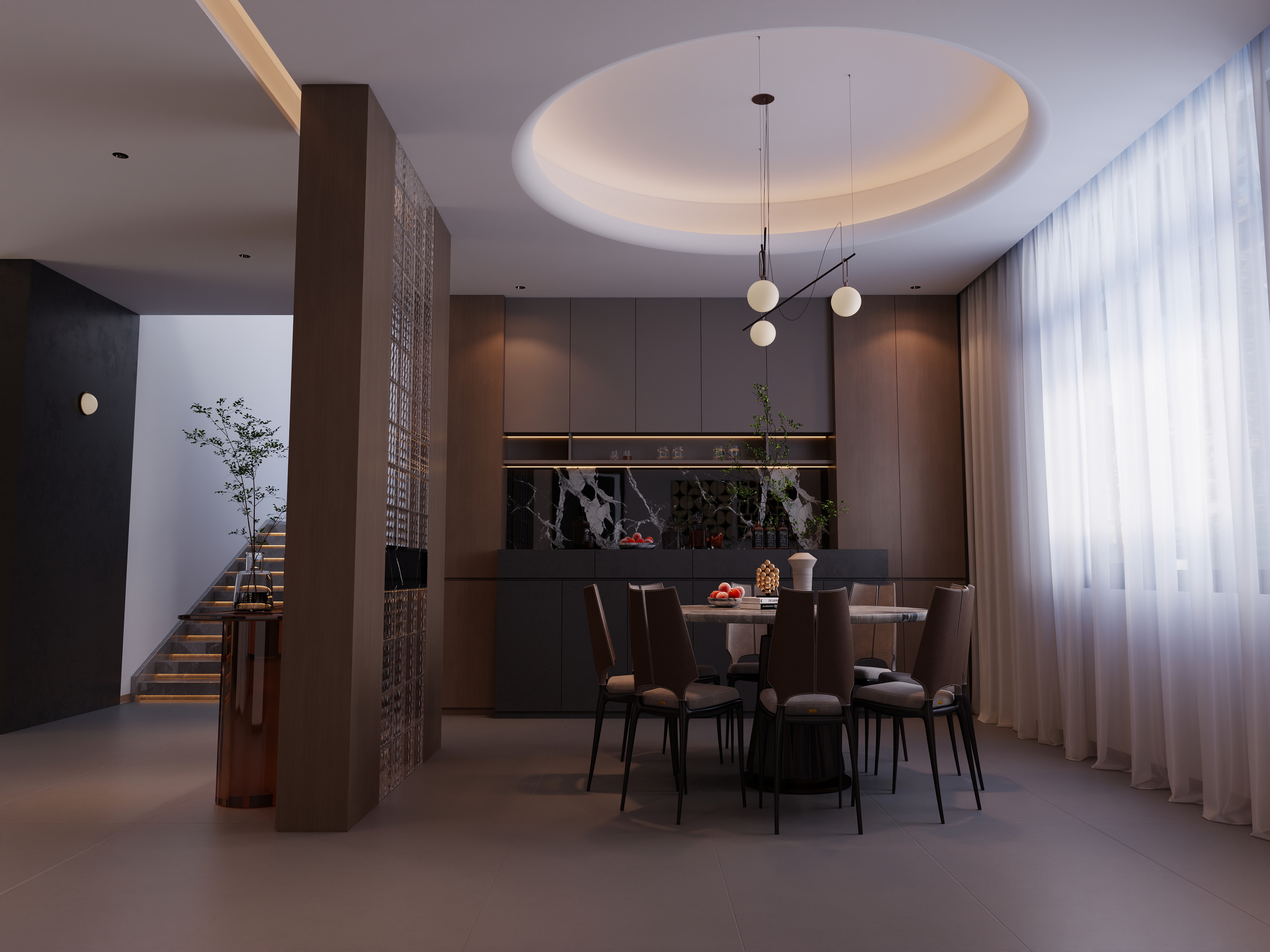 青石空间-意式简约-装修设计方案