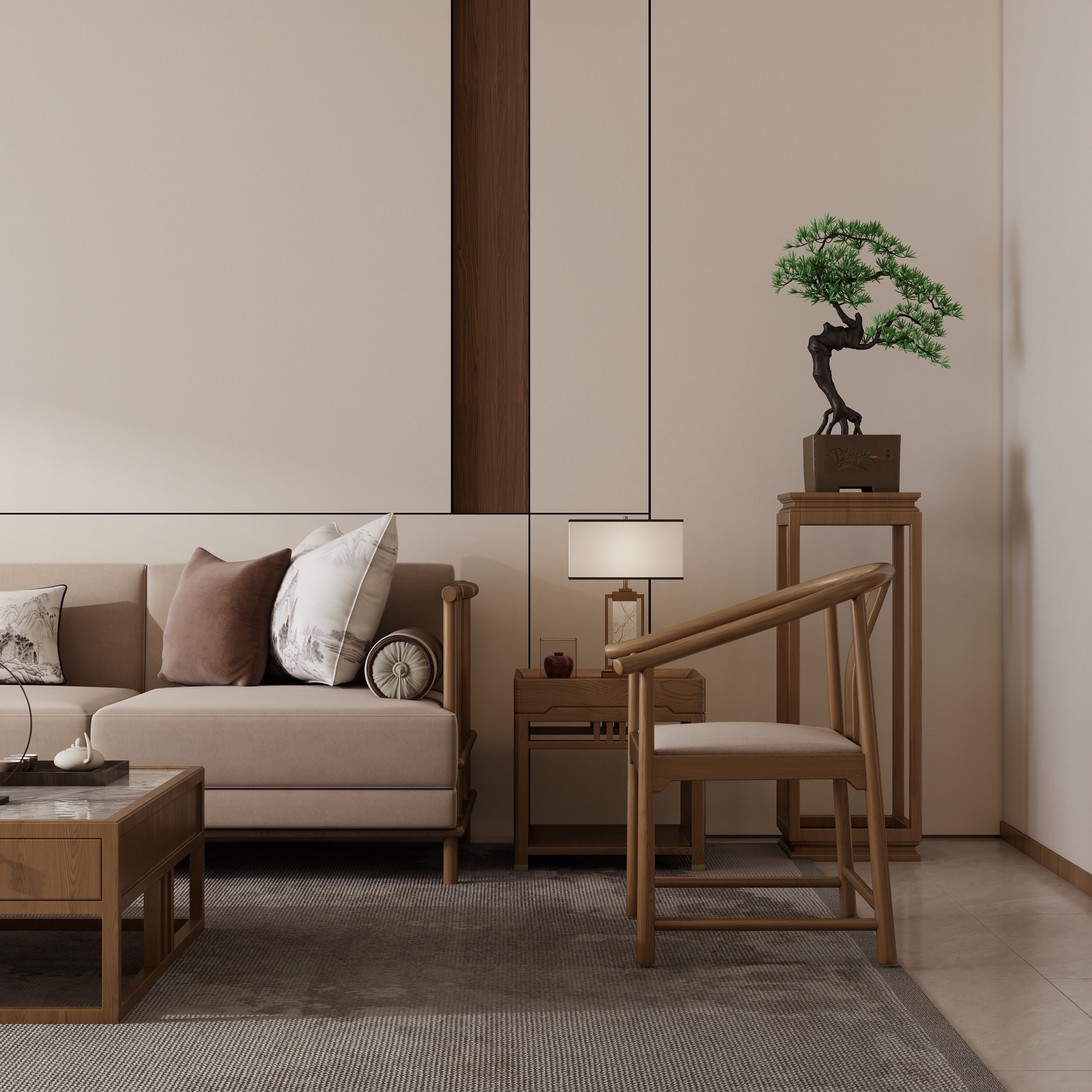 李佳洋-正荣润璟207平宋式4室-装修设计方案