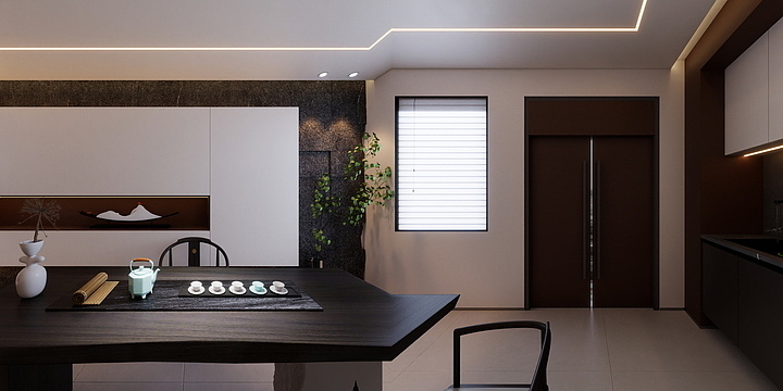 王杰-茶室-装修设计方案