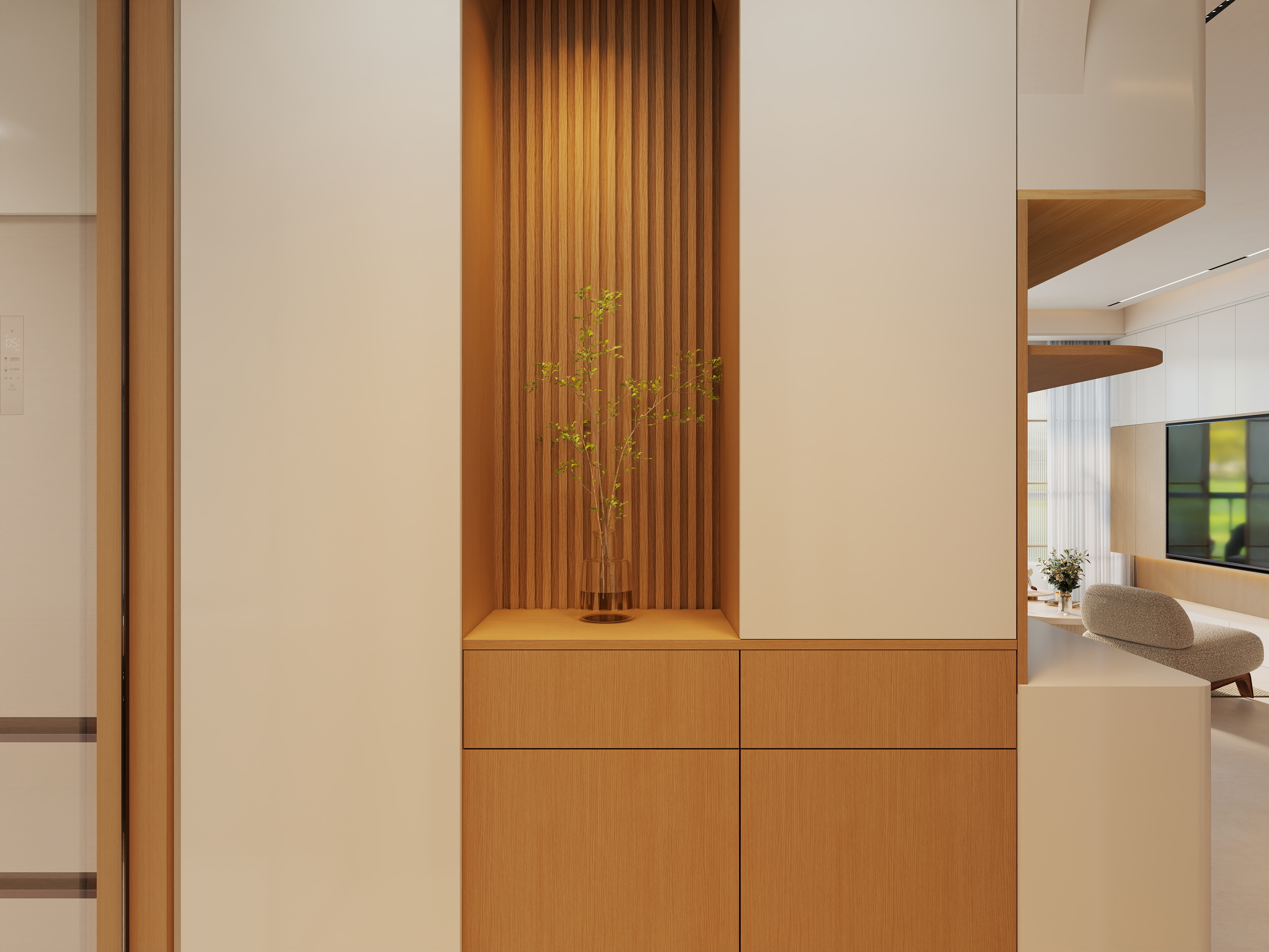 艺雅丽-122平奶油风 装修效果图