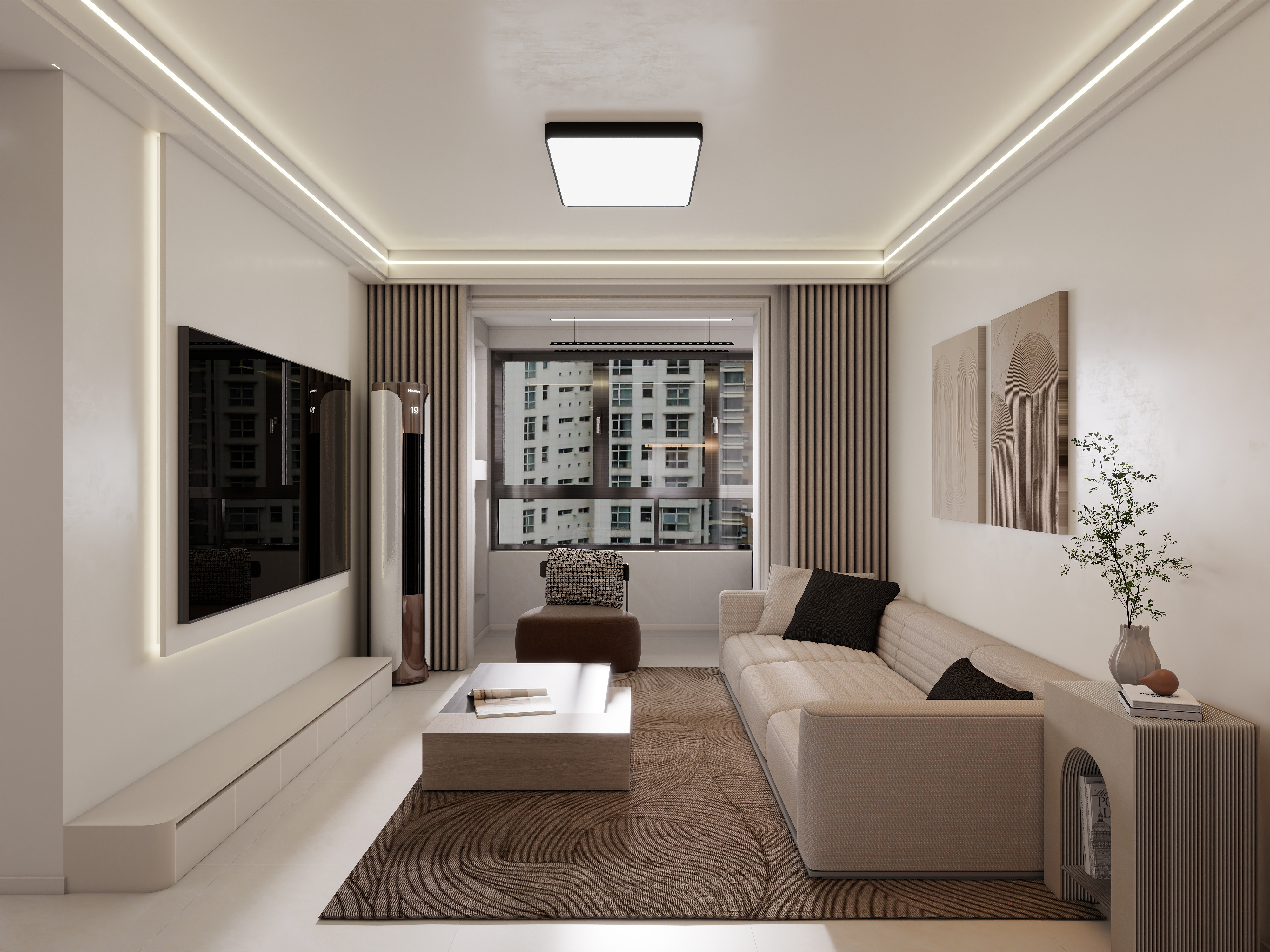 暖图设计-84㎡3室-装修设计方案