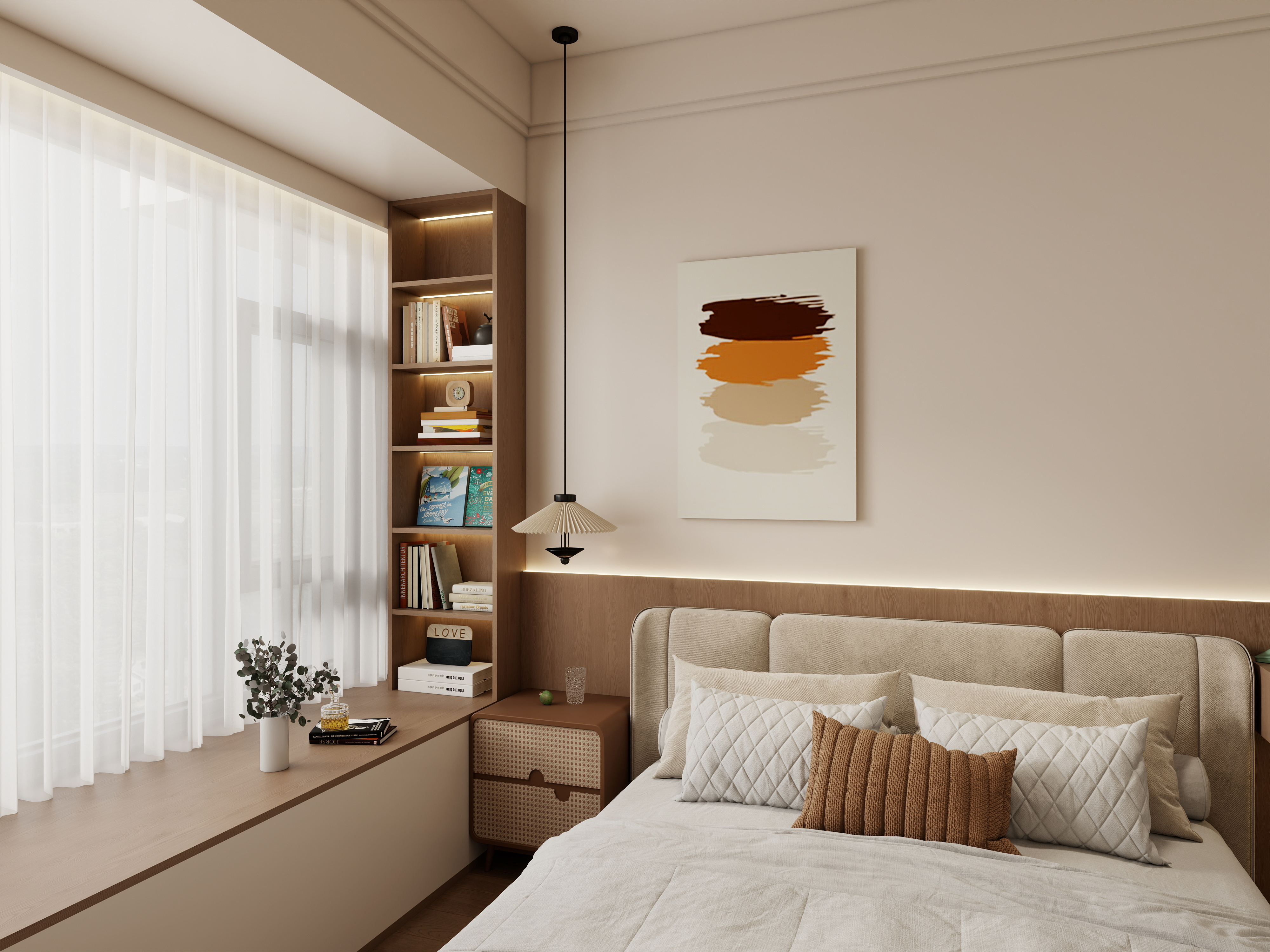 凌云設计-宋式中古-142㎡4室装修效果图