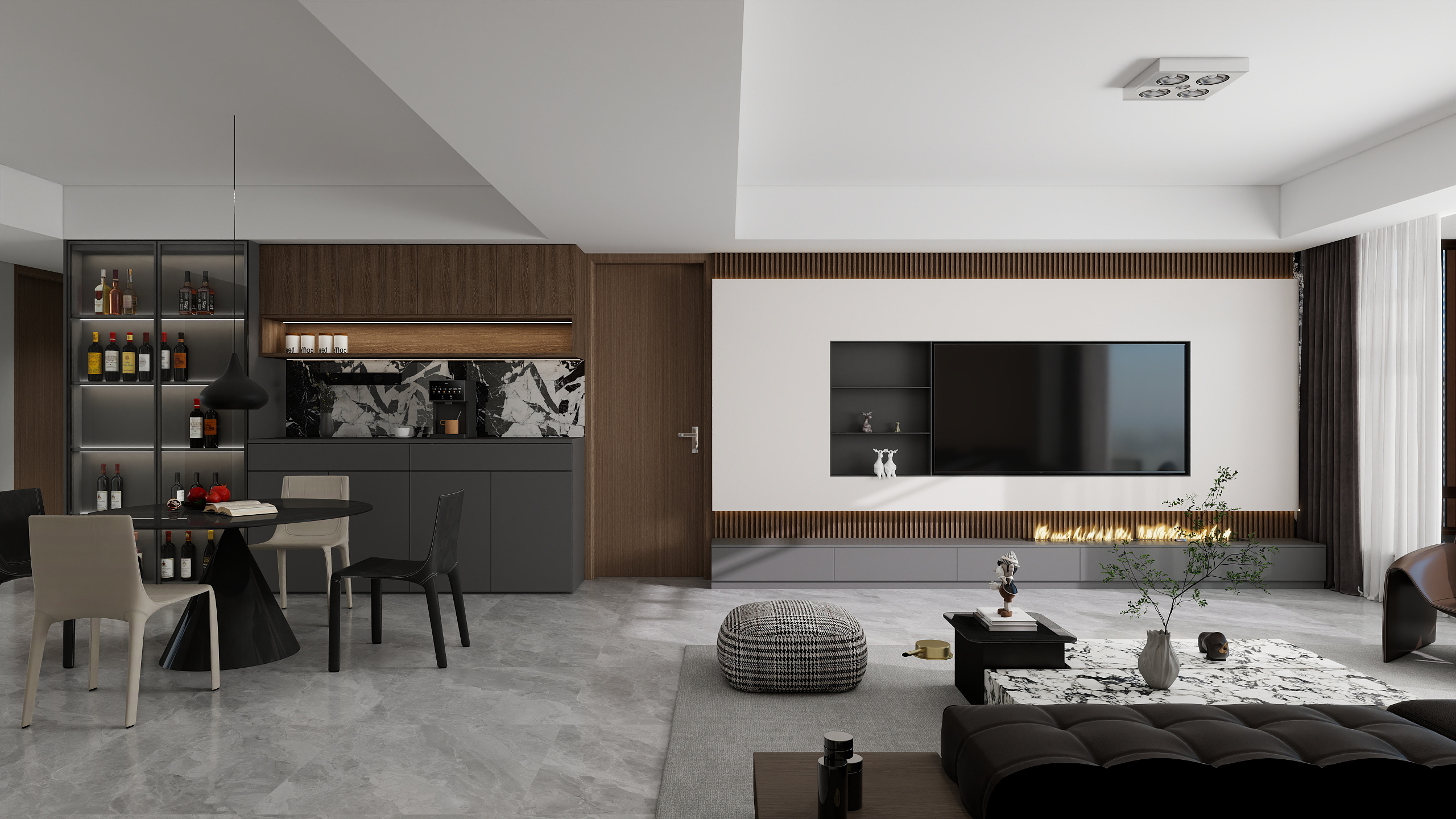 北京延庆-经销商-上源府155㎡4室-装修设计方案