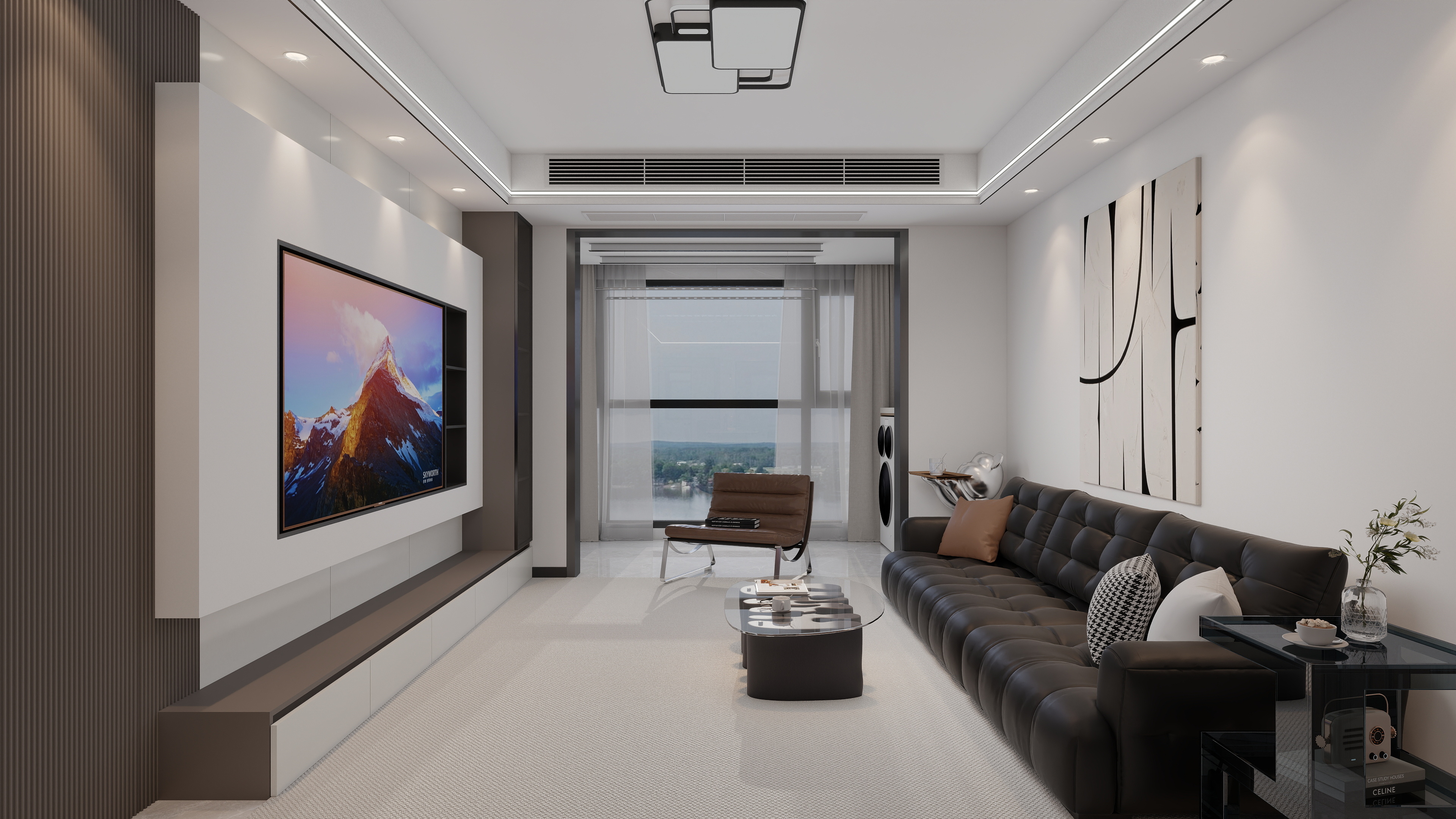 丁光辉-华瑞紫银华庭98㎡3室|郑州-装修设计方案