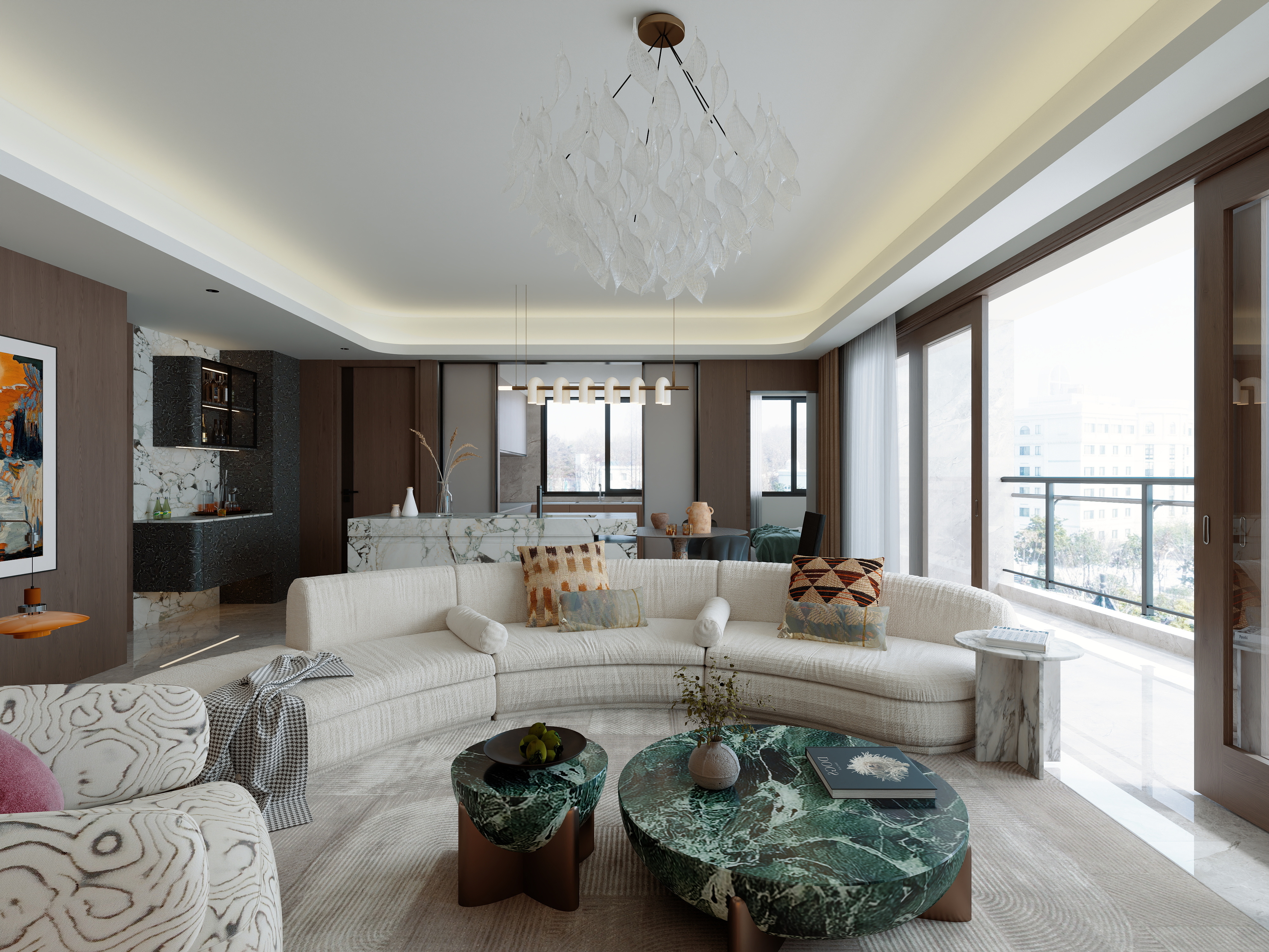 画图好累*-小区房168㎡5室装修效果图