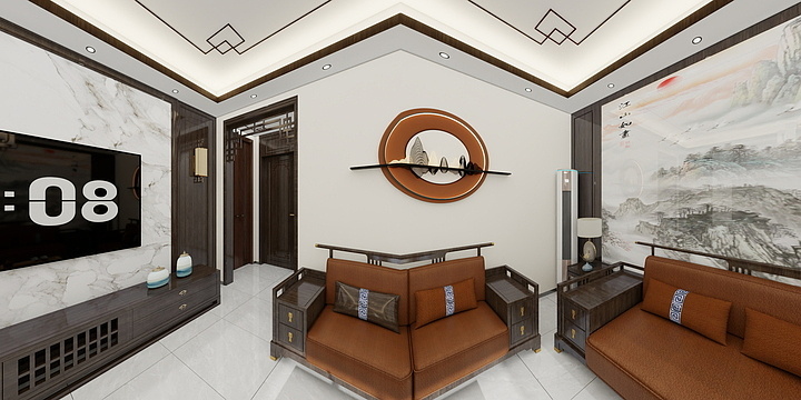 独立设计师晨光--新中式风格-二稿-装修设计方案